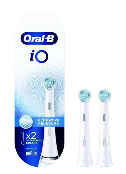 Oral-B Testina spazzolante sonic iO Ultimate Clean / 319795 Bianco Confezione doppia