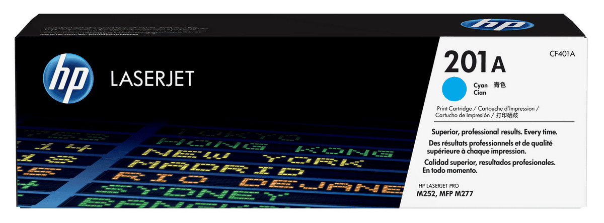 HP Tóner 201A / CF401A Cyan