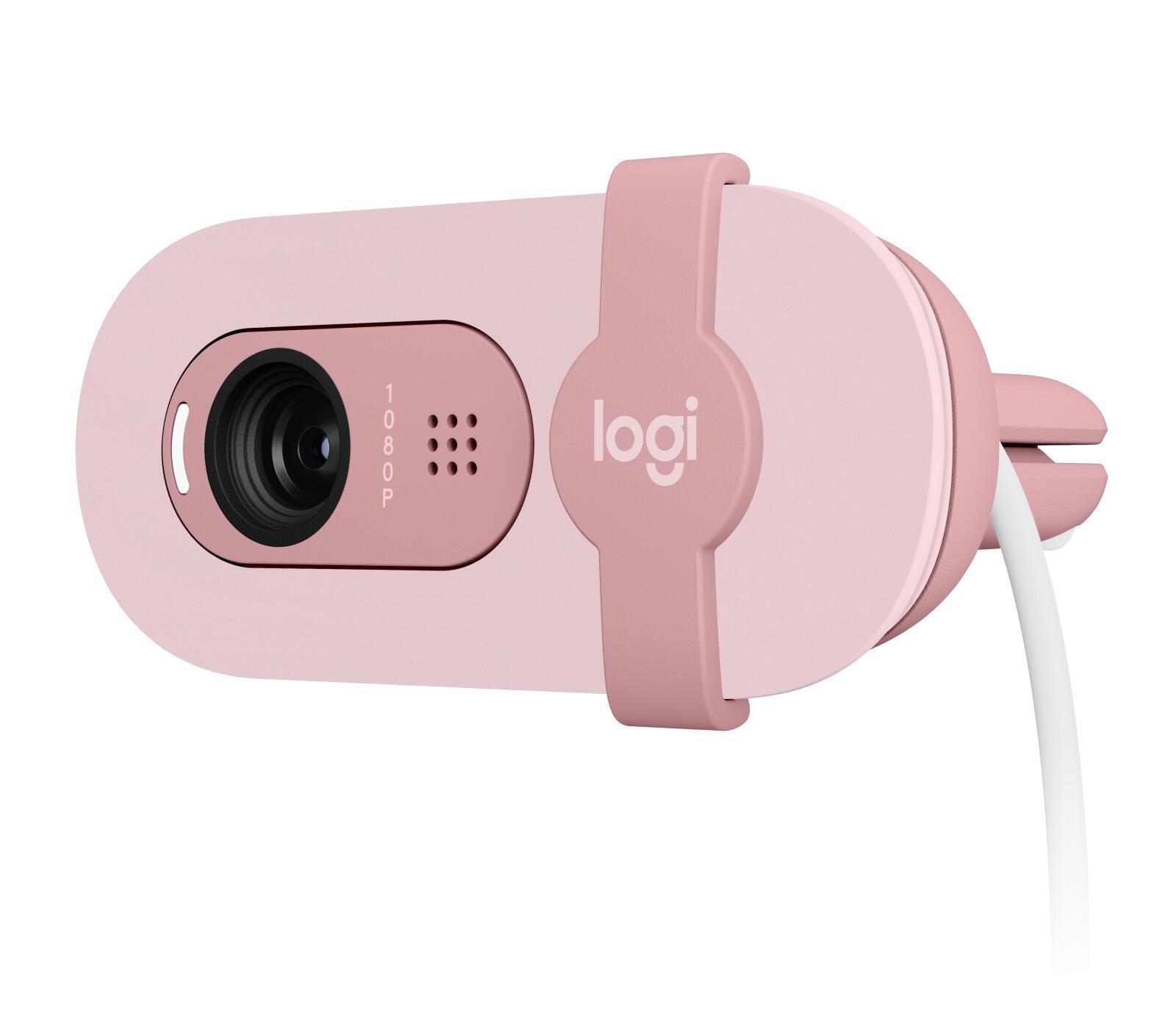 Logitech Cámara web Brio 100 / 960-001623 Rosado