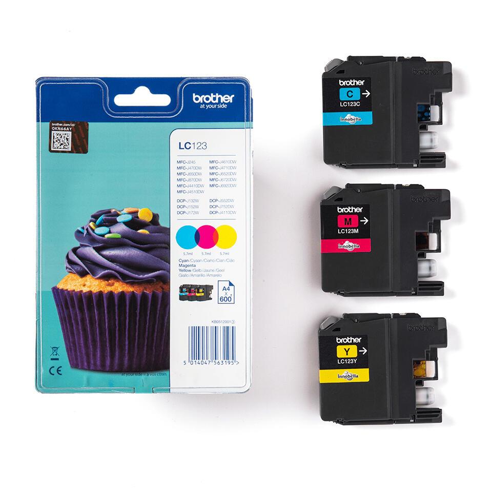 Brother Ink LC-123RBWBP / LC123RBWBP C,M,Y Multipack