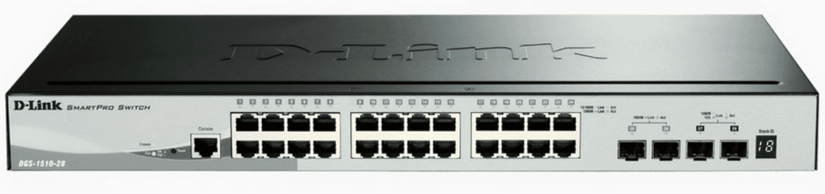 D-Link Switch DGS 1510-28X / DGS-1510-28X/E Schwarz
