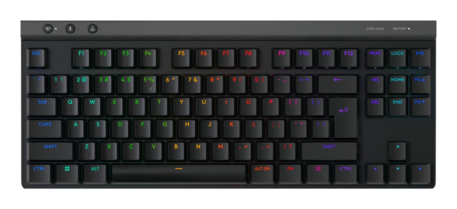 Logitech Tastatur G515 Lightspeed TKL GL Tactile / 920-012538 Schwarz Standard