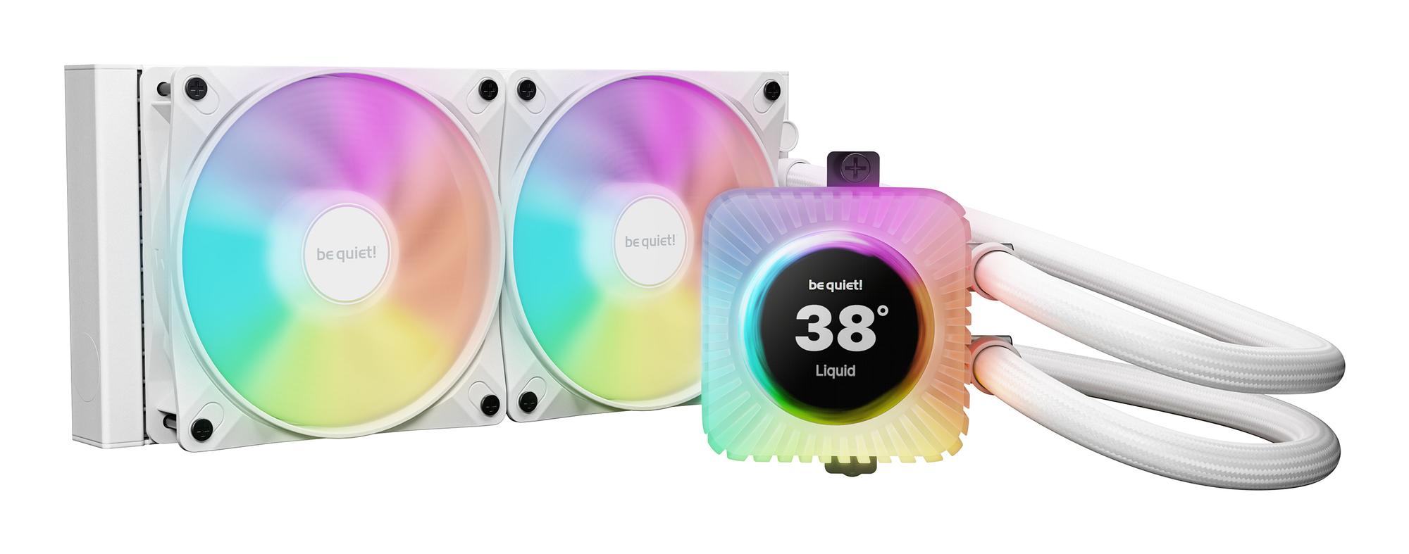 be quiet! Refroidissement par eau Light Loop IO LCD 240mm / BW035 Blanc