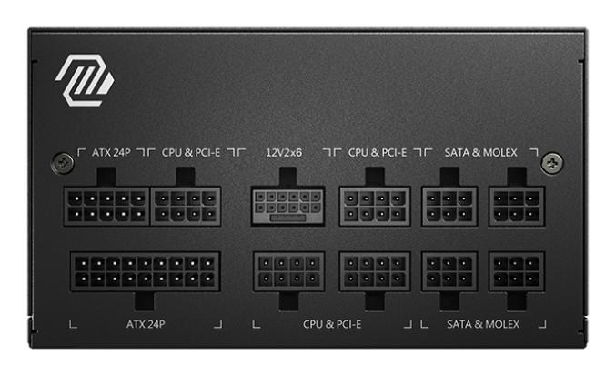 MSI PC-Netzteil MAG A850GL PCIE5 / 306-7ZP8A11-CE0 Schwarz