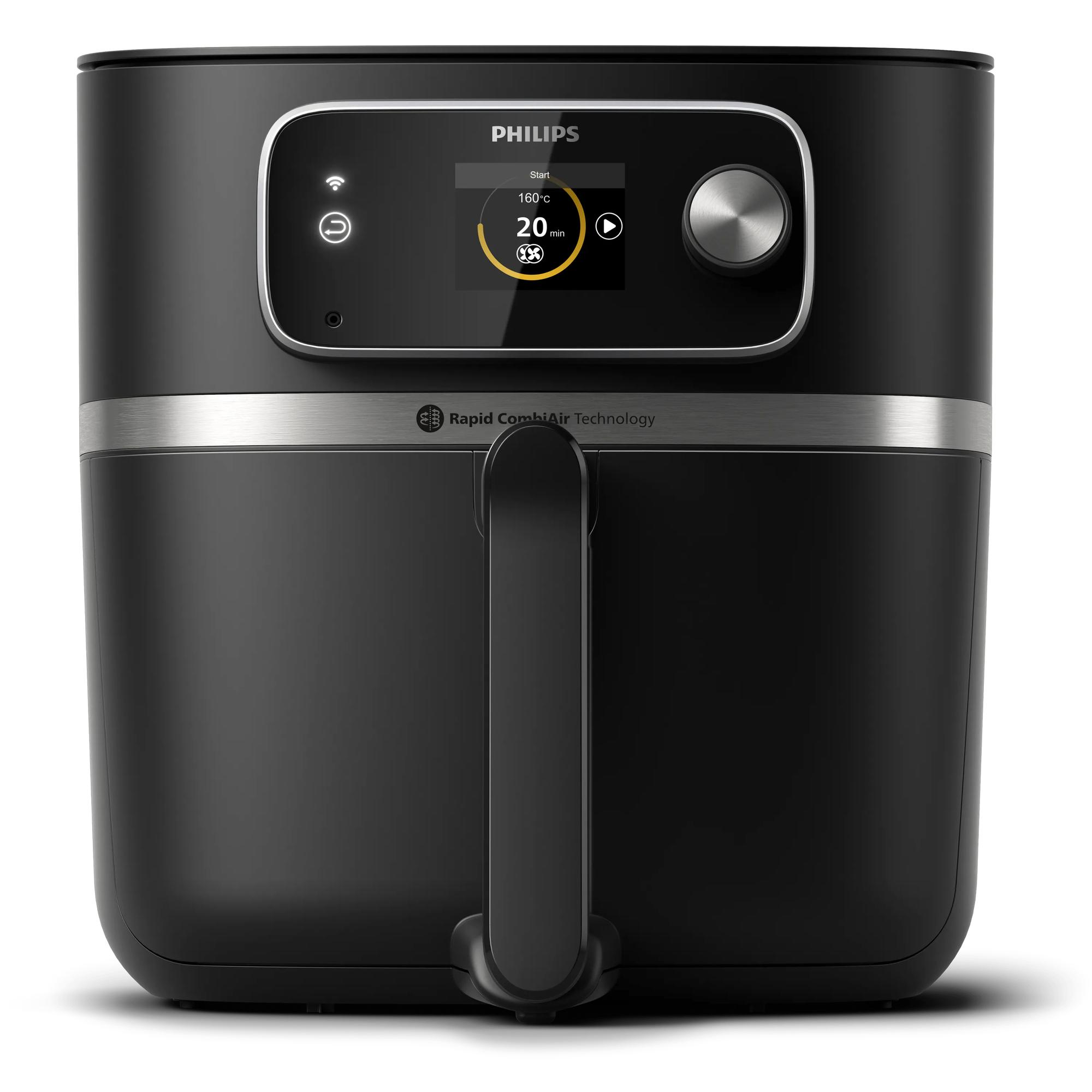 Philips Heißluft Fritteuse Series 7000 / HD9880/90 Schwarz XXL