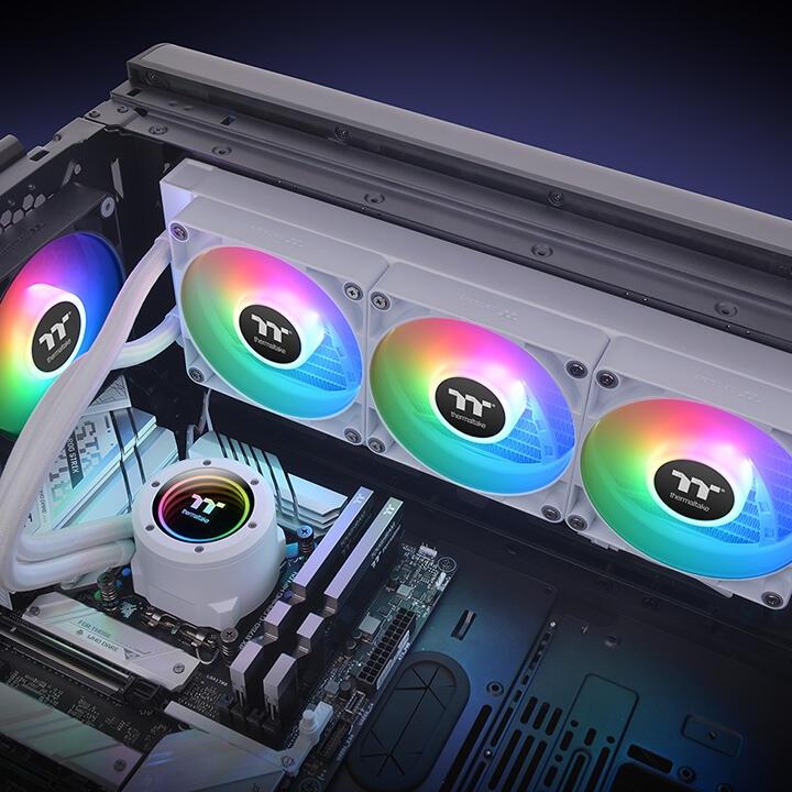 Thermaltake Refrigeración por agua TH360 V2 ARGB Sync / CL-W365-PL12SW-A Blanco