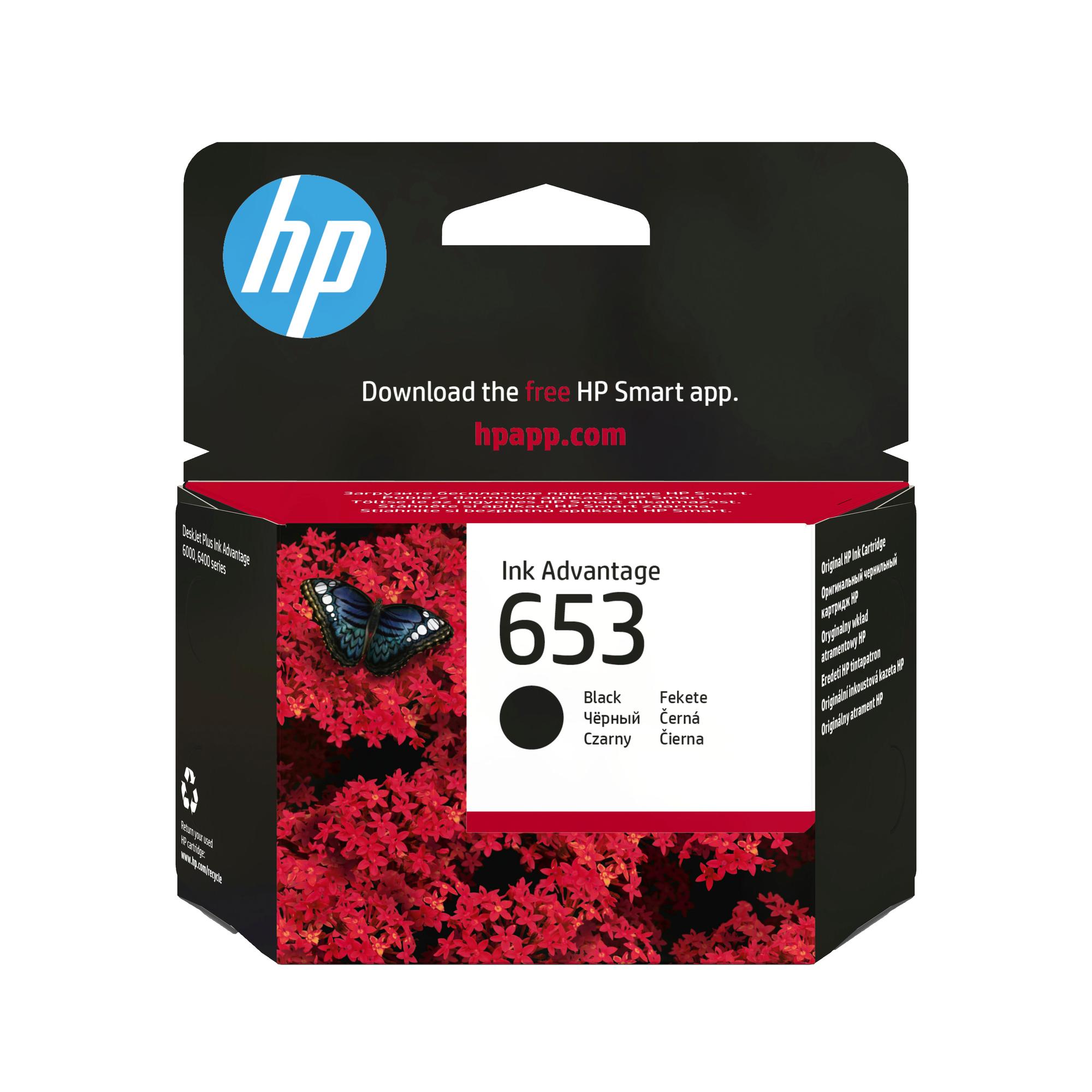 HP Inchiostro 653 / 3YM75AE Nero Standard