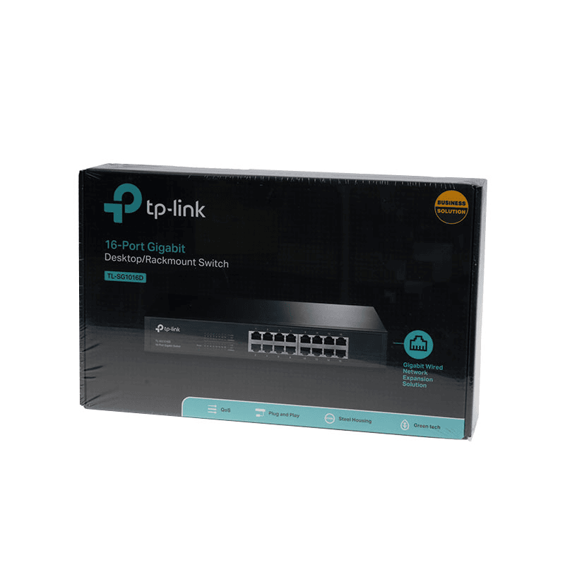 TP-LINK Interruptor SG1016D / TL-SG1016D Negro