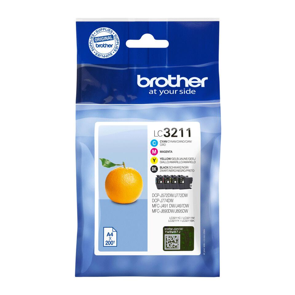 Brother Ink LC-3211VAL / LC3211VAL BK,C,M,Y Multipack
