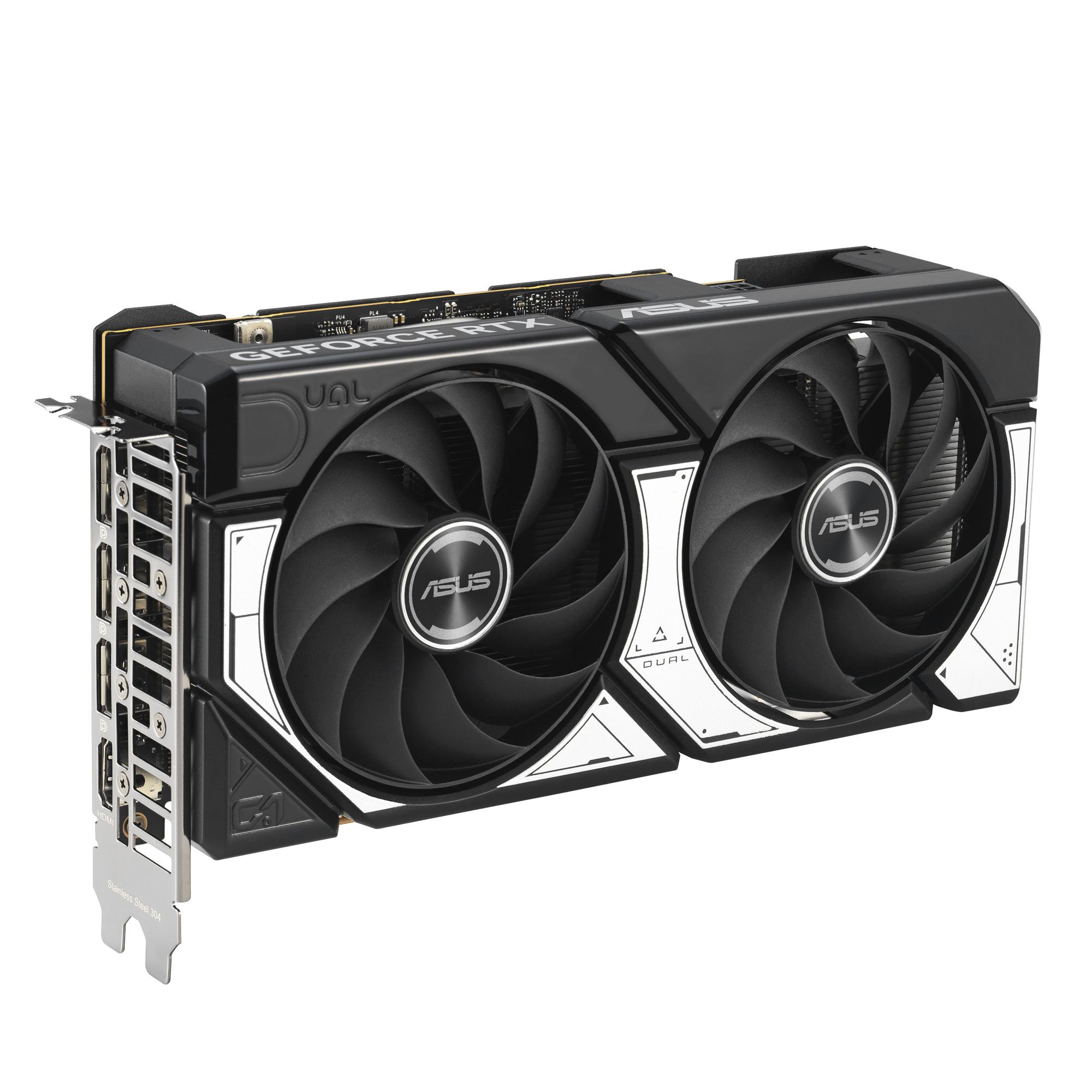 ASUS Grafikkarte DUAL RTX5060 O8G / 90YV0N12-M0NA00 Schwarz, Grau