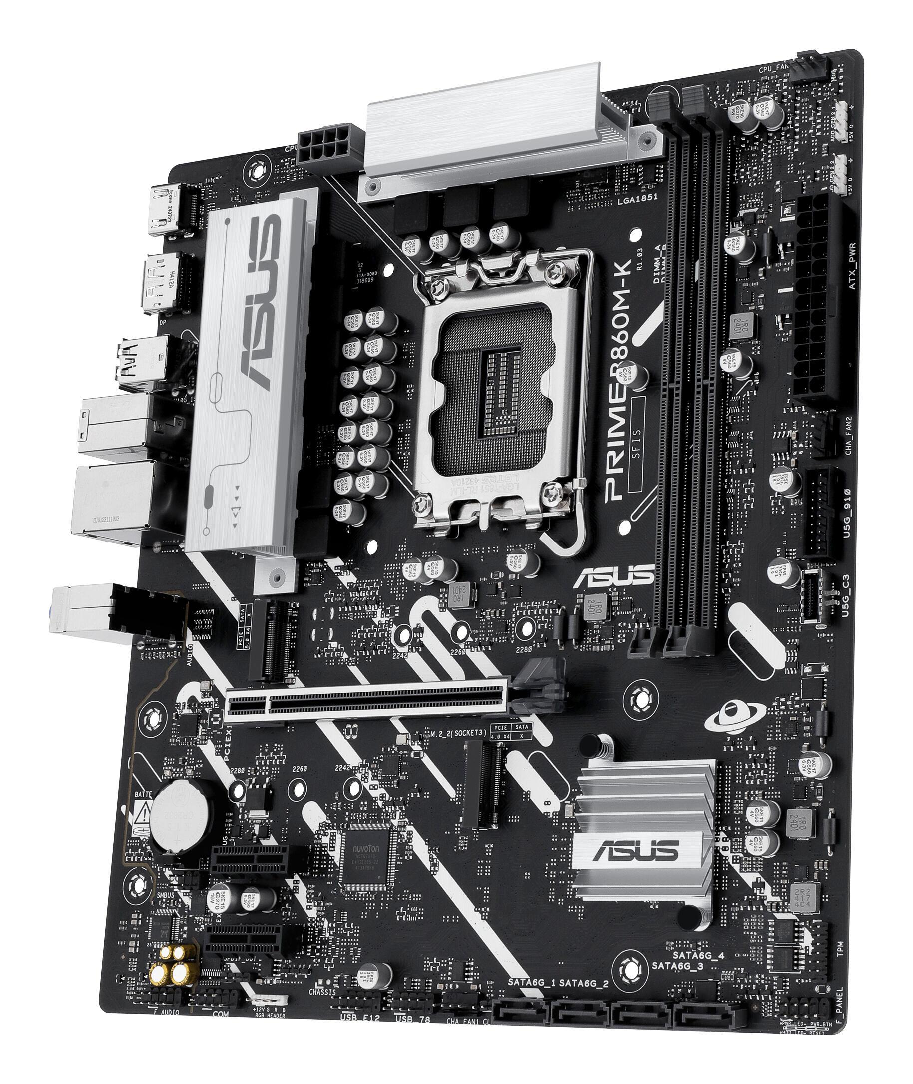 ASUS Mainboard Prime B860M-K / 90MB1JT0-M0EAY0 Black, grey