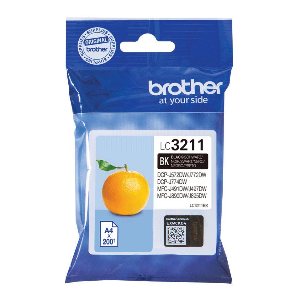 Brother Ink LC-3211BK / LC3211BK Black Standard
