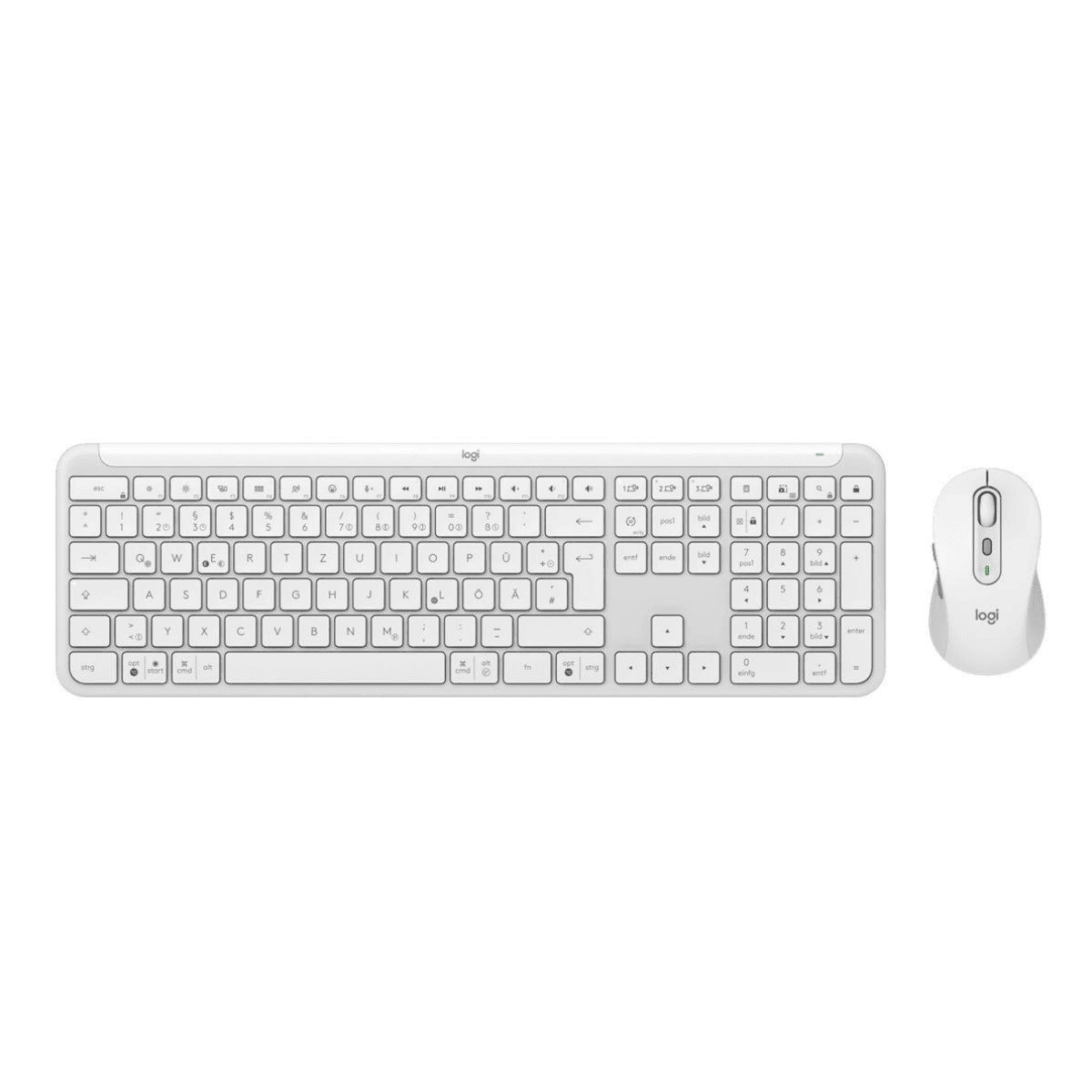 Logitech Mouse and keyboard set MK950 Signature Slim / 920-012484 White