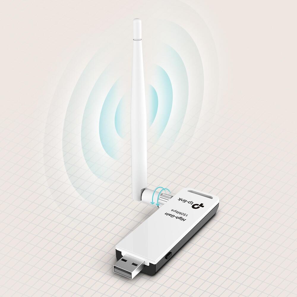 TP-Link Antenne WLAN USB TL-WN722N / TL-WN722N Noir, blanc