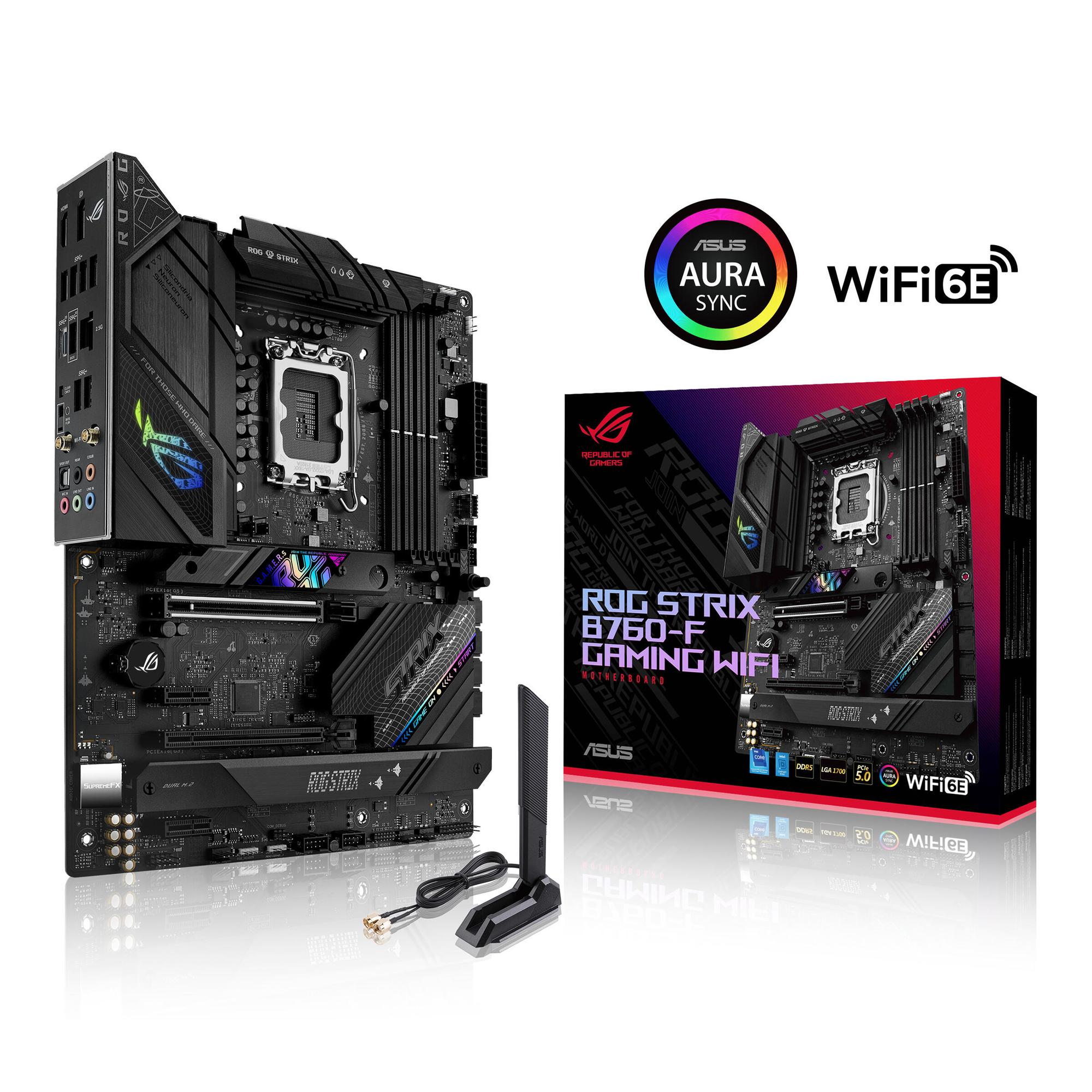 ASUS Mainboard ROG STRIX B760-F GAMING WIFI / 90MB1CT0-M1EAY0 Black