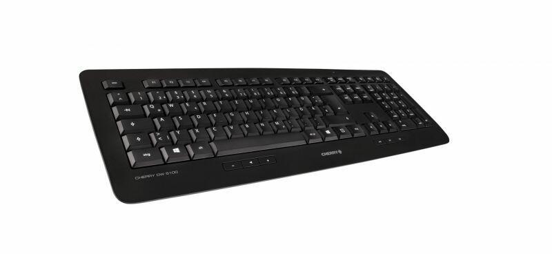 CHERRY Ensemble souris et clavier DW5100B / JD-0520DE-2 Noir