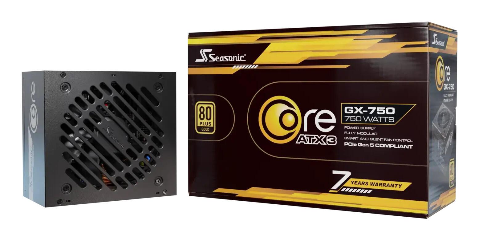 Seasonic Alimentation pour PC Core GX-750 / SRP-CGX751-A5A32SF Noir