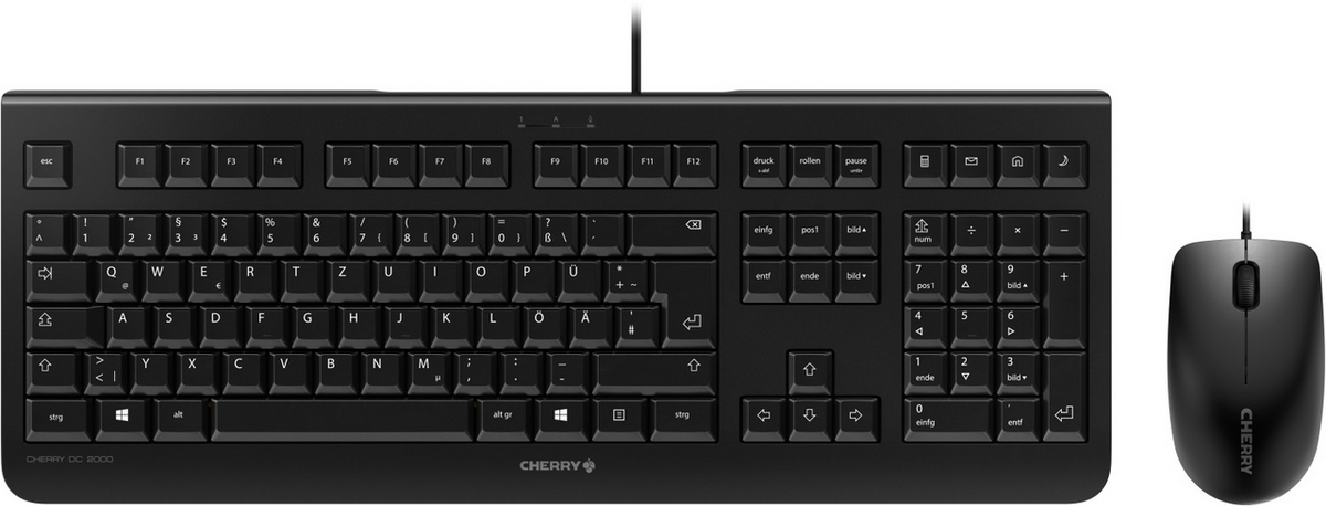 Cherry Ensemble souris et clavier DC2000B / JD-0800DE-2 Noir