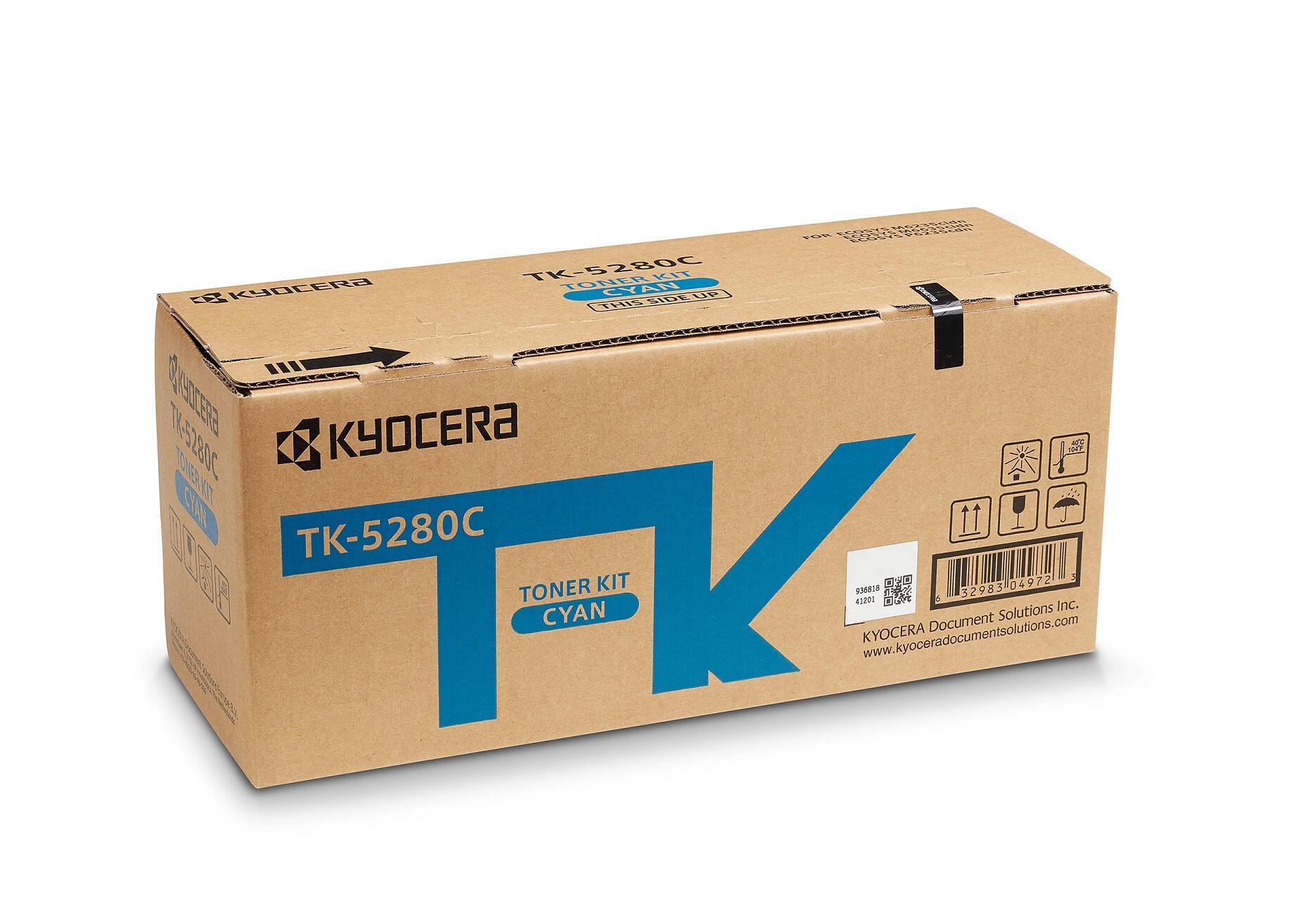 KYOCERA Tóner TK-5280C / 1T02TWCNL0 Cian
