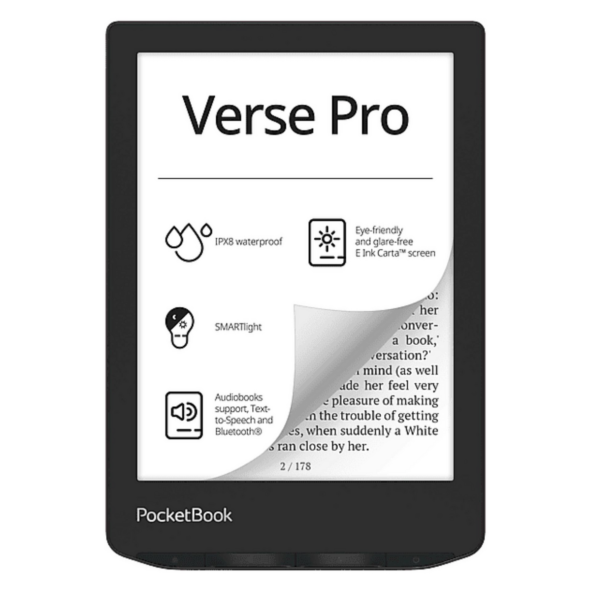 PocketBook eBook Reader Verse Pro / PB634-3-WW-B Red S