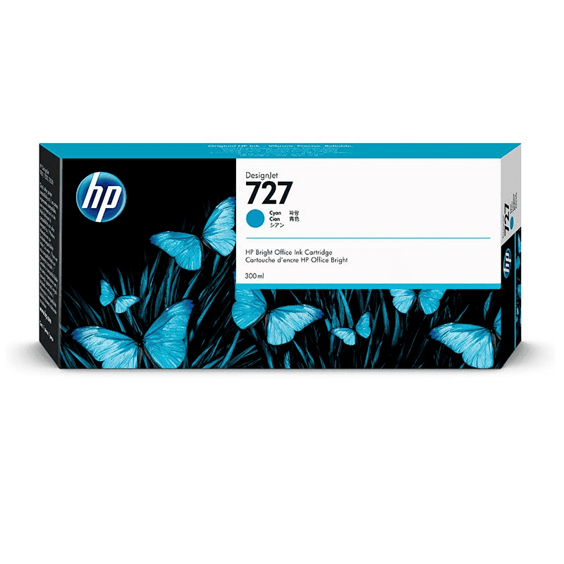 HP Ink 727 / F9J76A Cyan