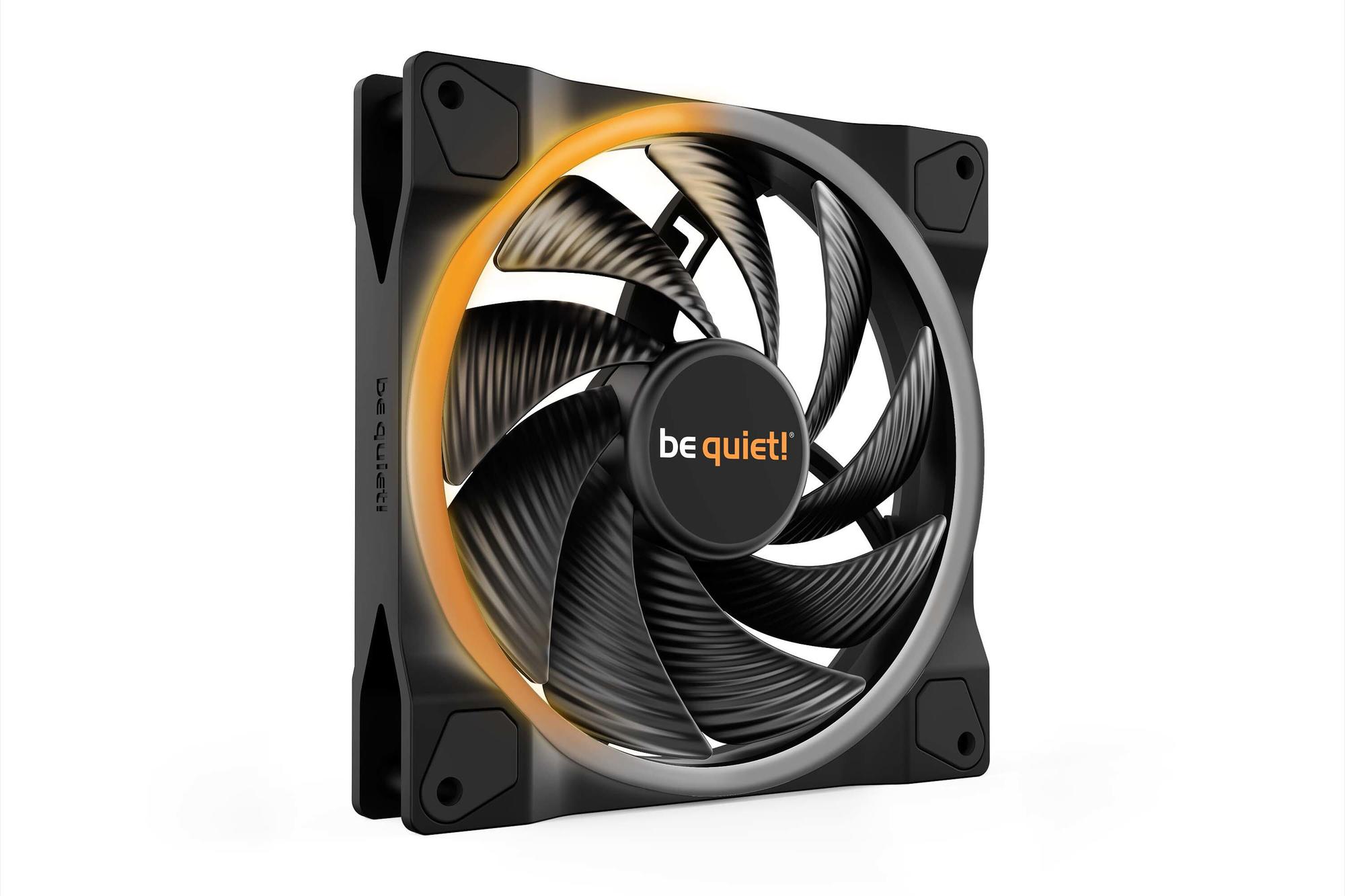 be quiet! Ventilatore Light Wings PWM High-Speed 140mm / BL075 Nero Standard