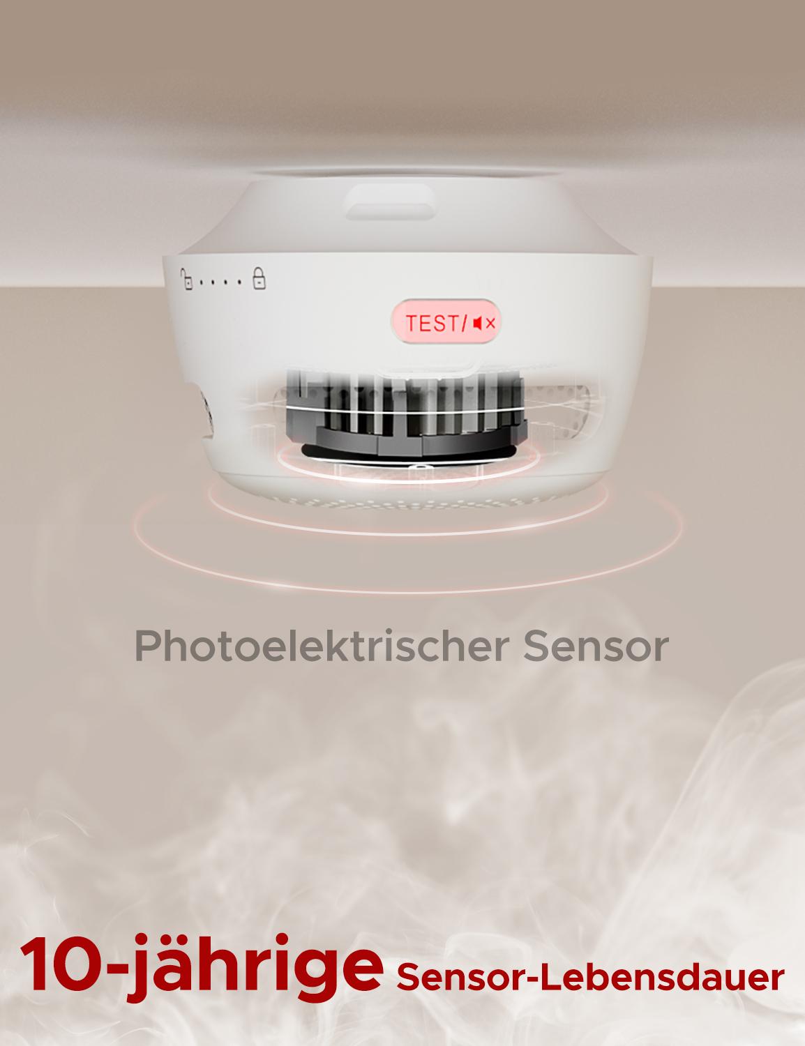 X-Sense Rauchmelder XS01-WX / ZASXS00208WGL Weiß