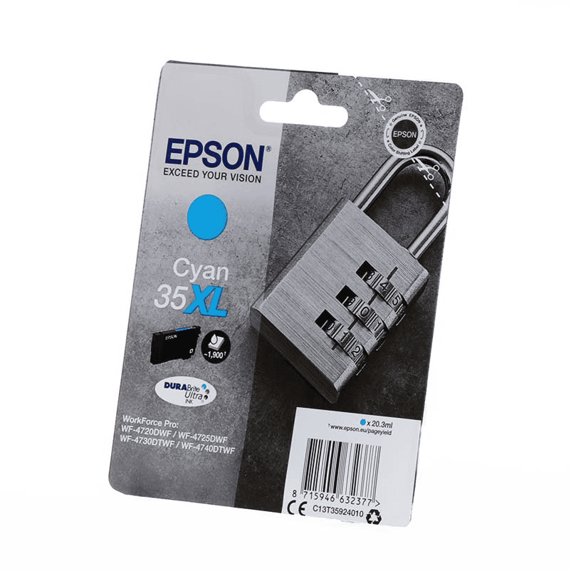 Epson Ink 35XL / C13T35924010 Cyan XL