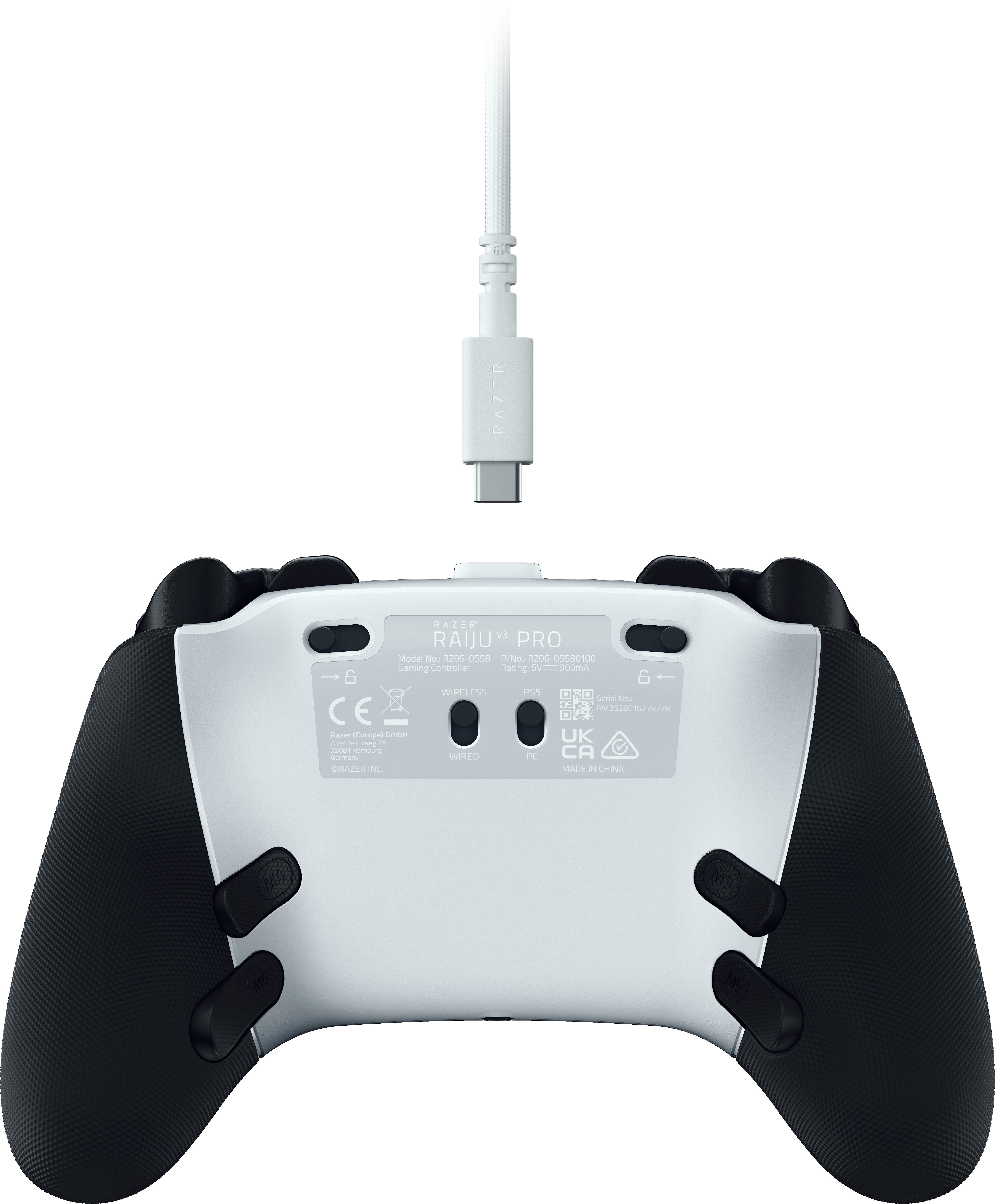 Razer Controller Raiju V3 Pro Controller White / RZ06-05580200-R3G1 Black, white