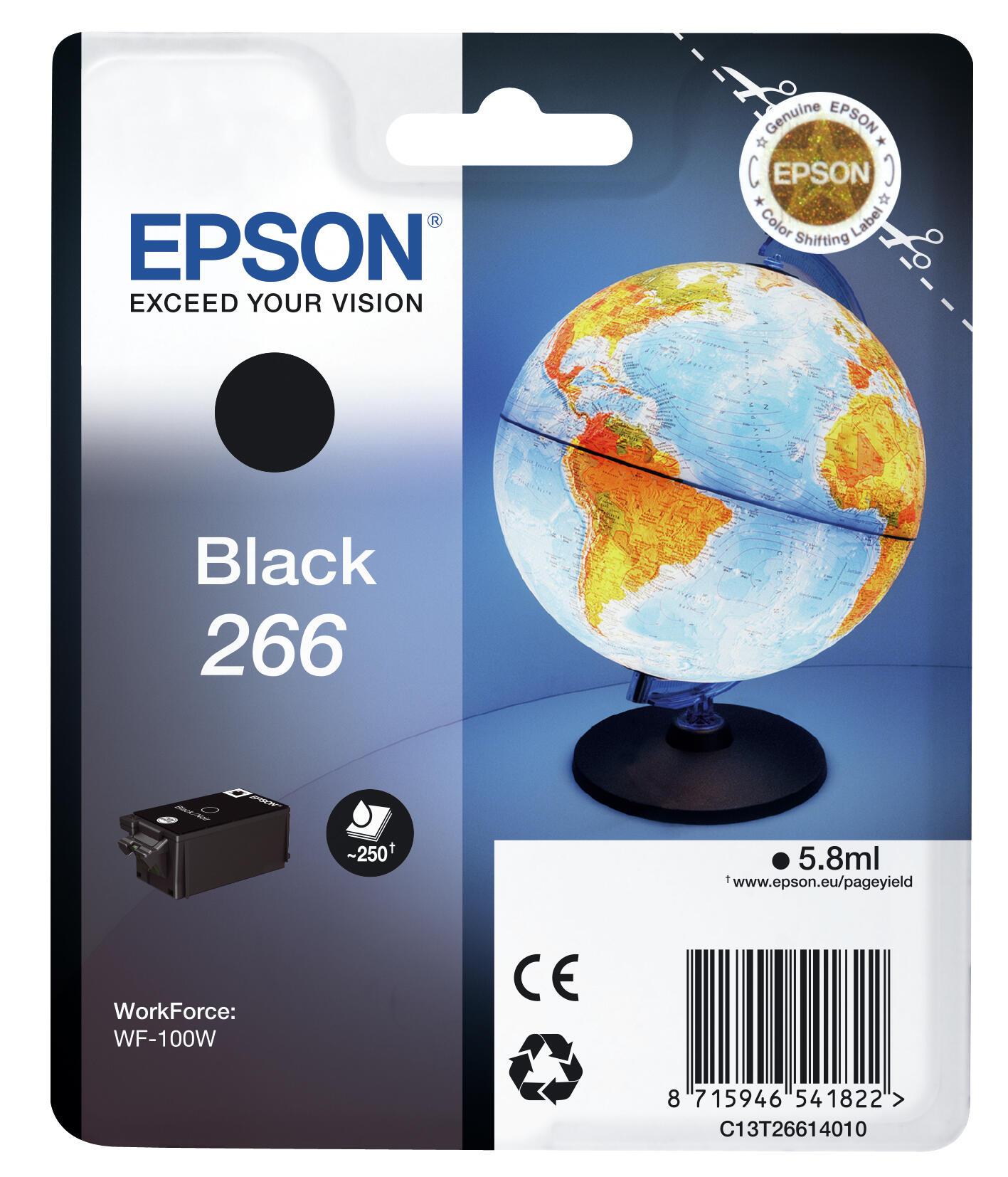 Epson Ink 266 / C13T26614010 Black Standard