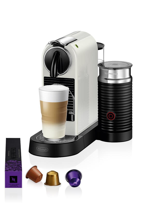 De’Longhi Machine à capsules CitiZ & Milk / EN267.WAE Blanc