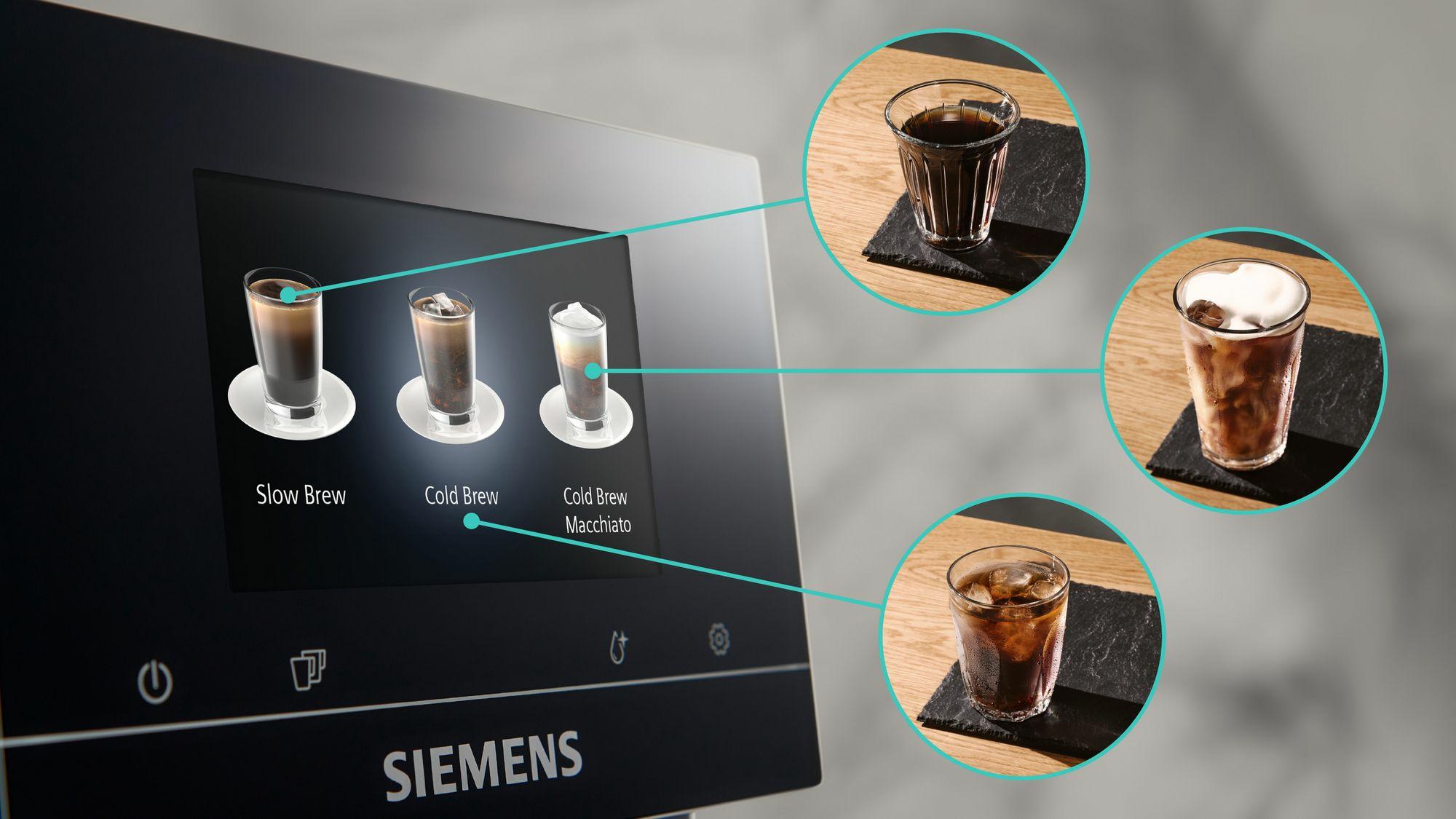 Siemens Máquina de café totalmente automática EQ.700 classic / TP715D01 Gris