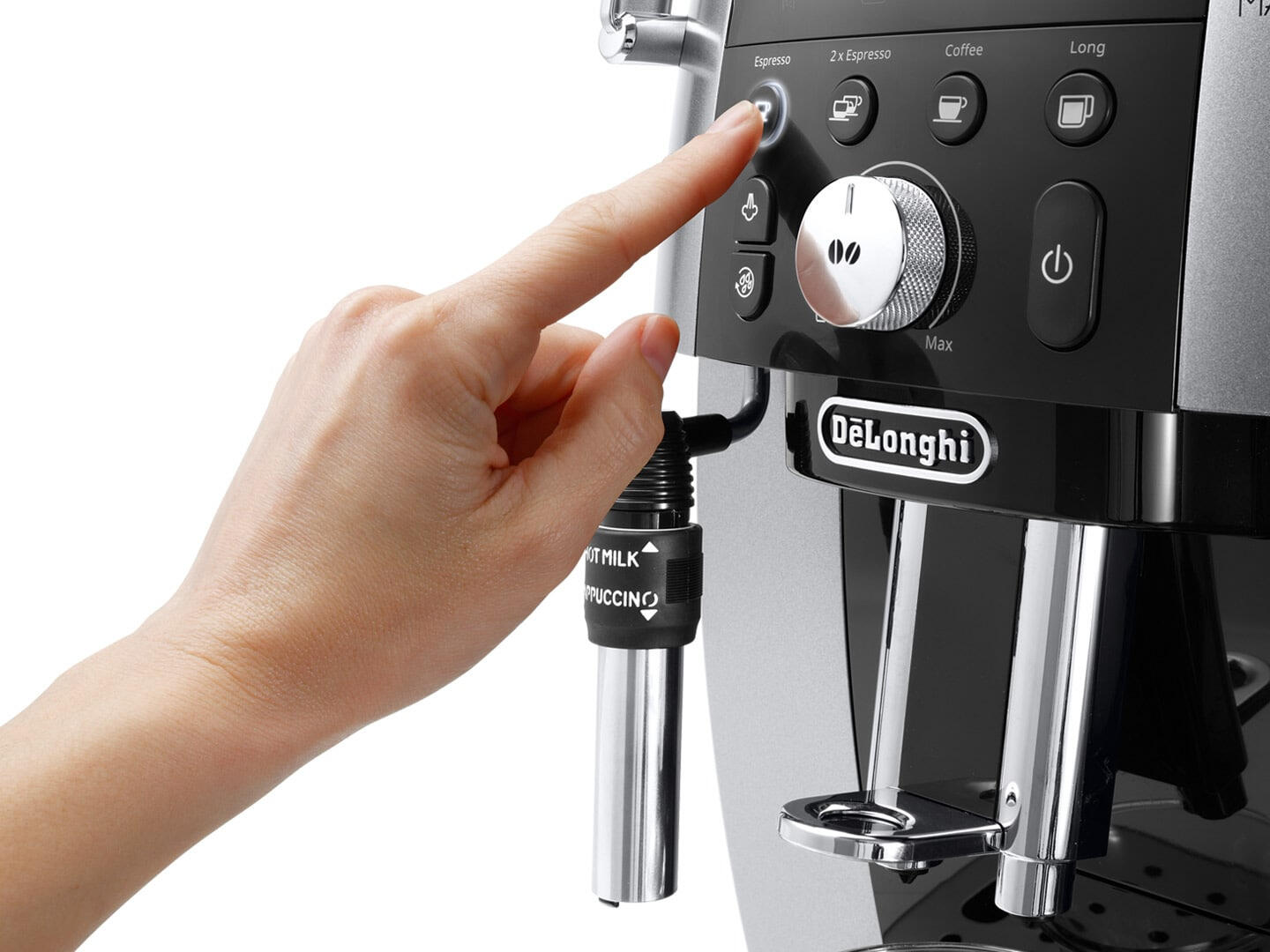 De’Longhi Macchina da caffè completamente automatica Magnifica S Smart ECAM250.23SB / ECAM250.23.SB Nero, argento Standard