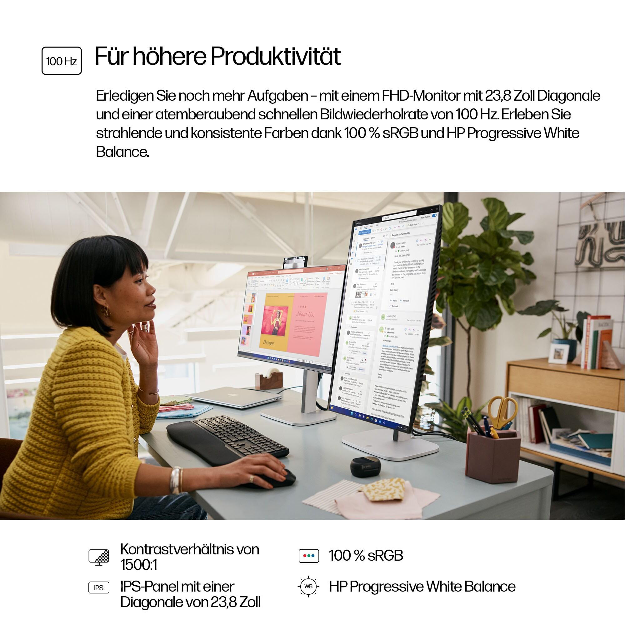HP Monitor 524pf / 9D9L6UT#ABB Nero 60,5 cm (23,8")
