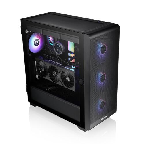 Thermaltake PC case S250 TG ARGB / CA-1Y6-00M1WN-00 Black