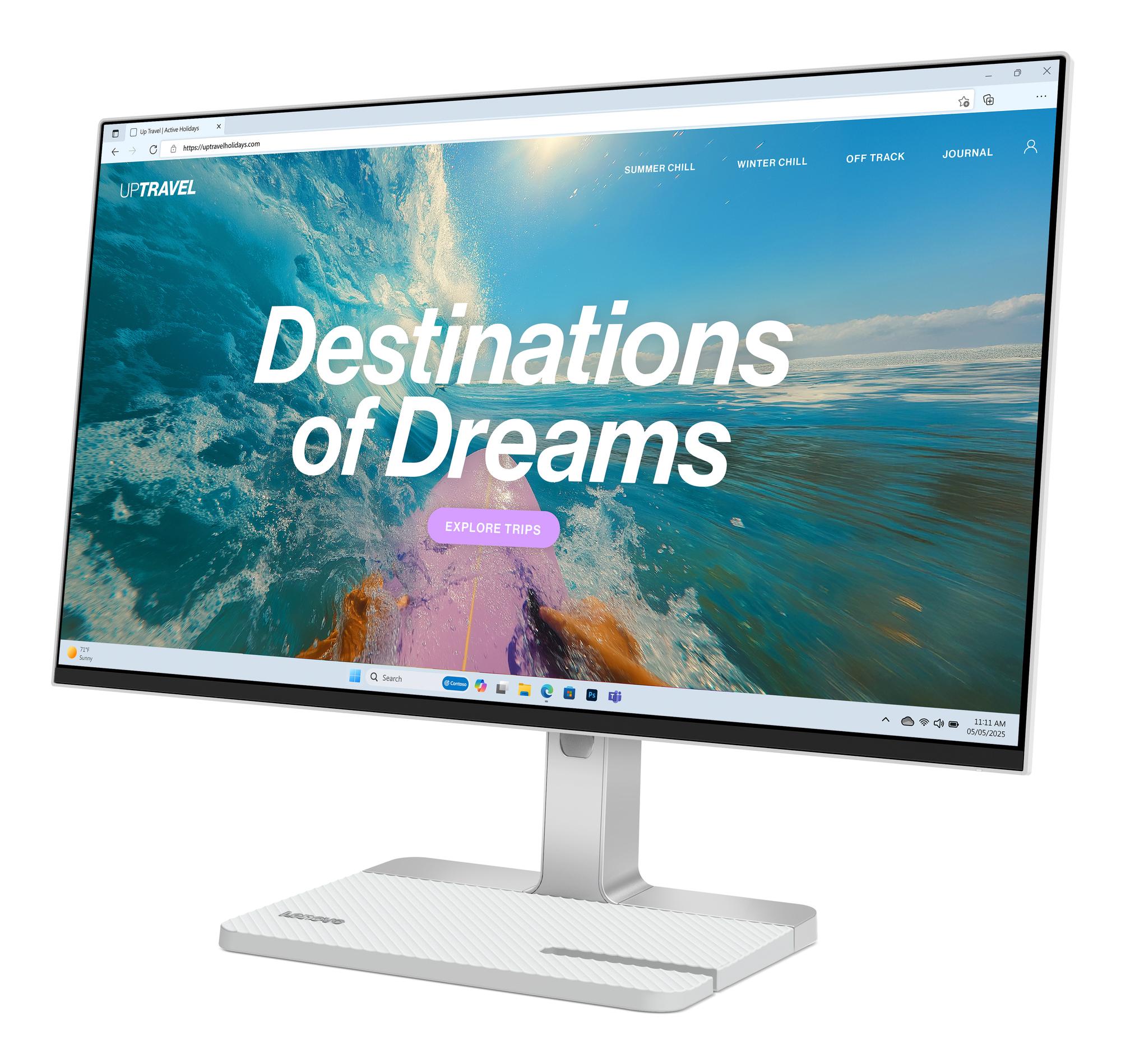 Lenovo Monitor L24D-4C / 67DCUAT6EU Grigio 60,5 cm (23,8")