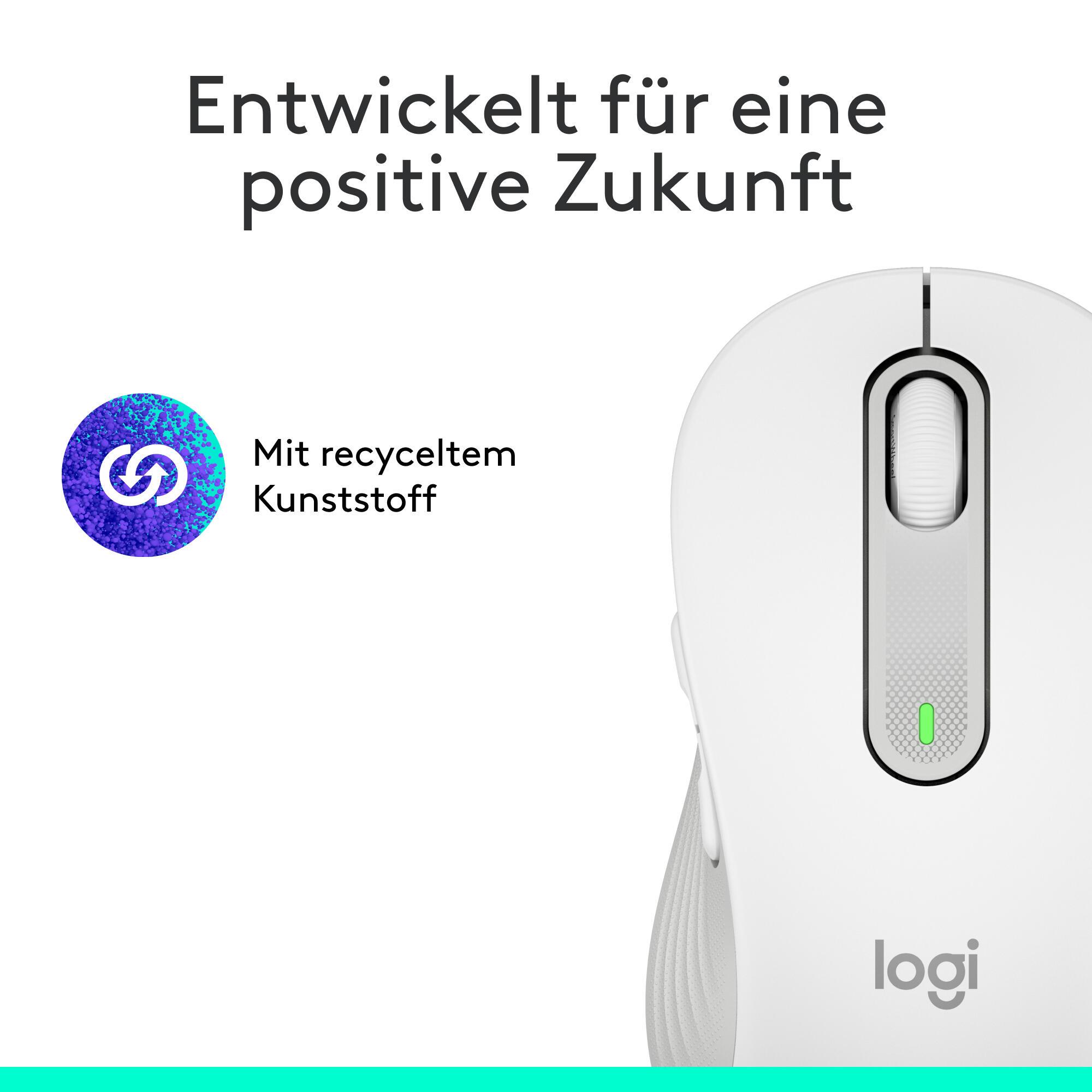 Logitech Mouse M650 Signature / 910-006255 Bianco