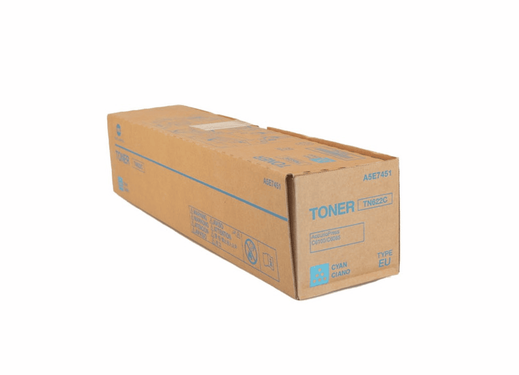 Konica Minolta Toner TN622C / A5E7451 Cyan (A5E745J)