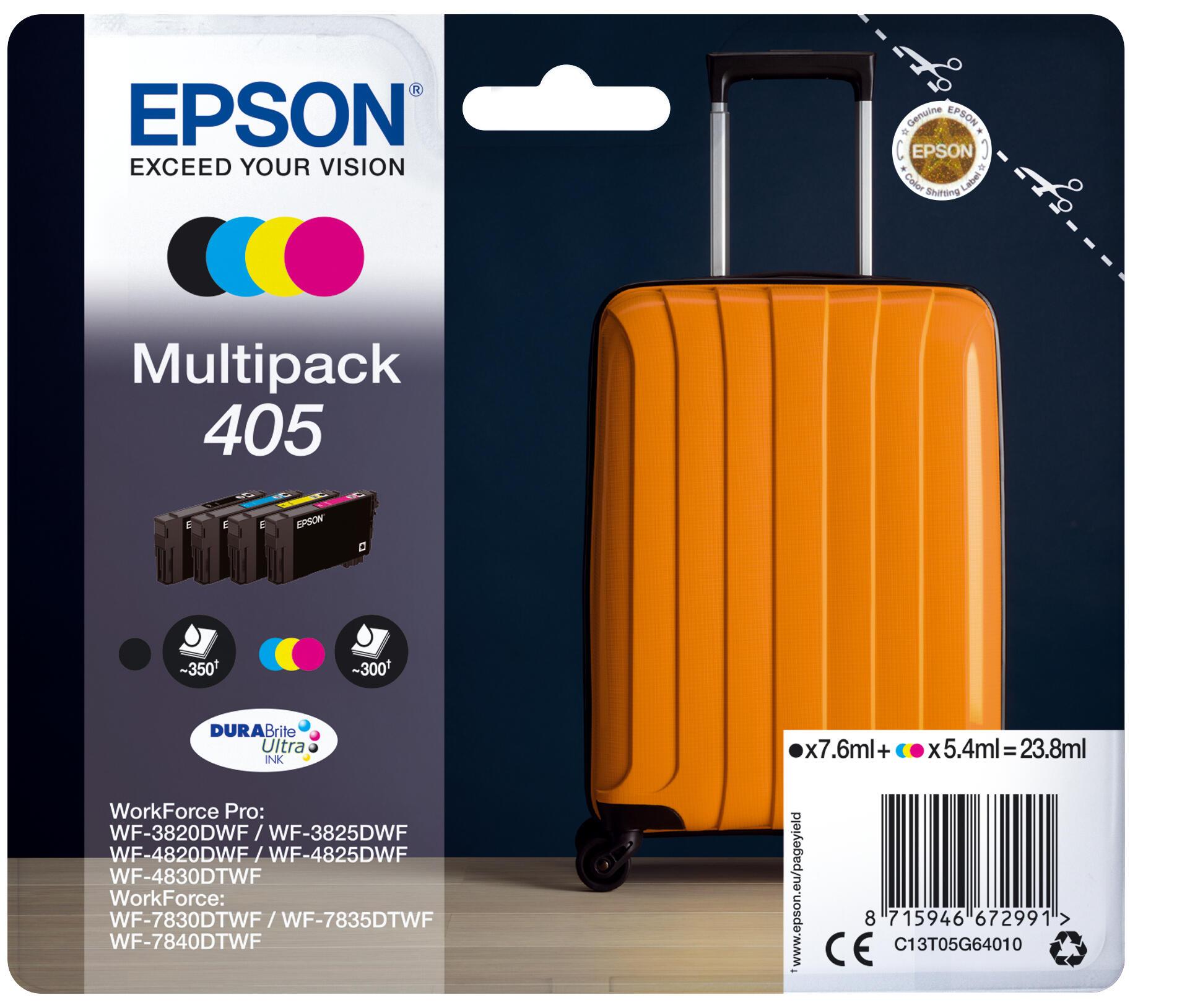 Epson Tinta 405 / C13T05G64010 BK,C,M,Y Multipack
