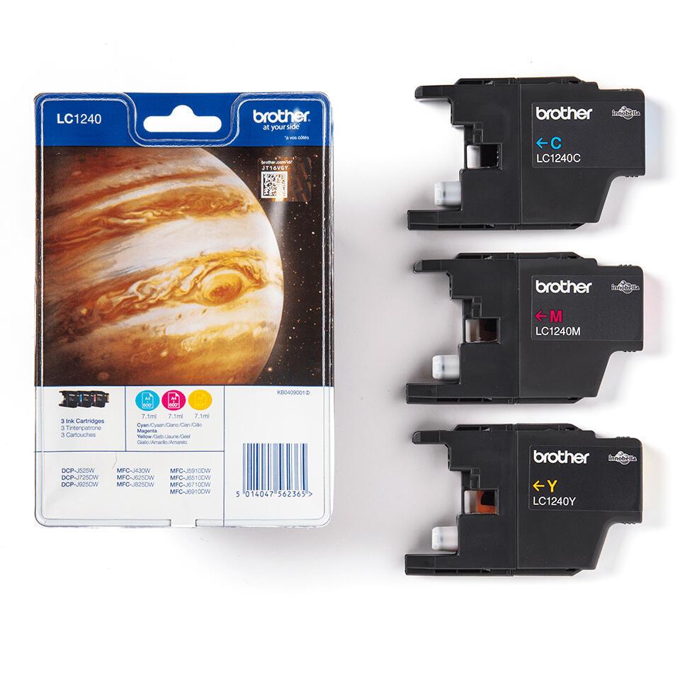 Brother Ink LC-1240RBWBP / LC1240RBWBP C,M,Y XL Multipack