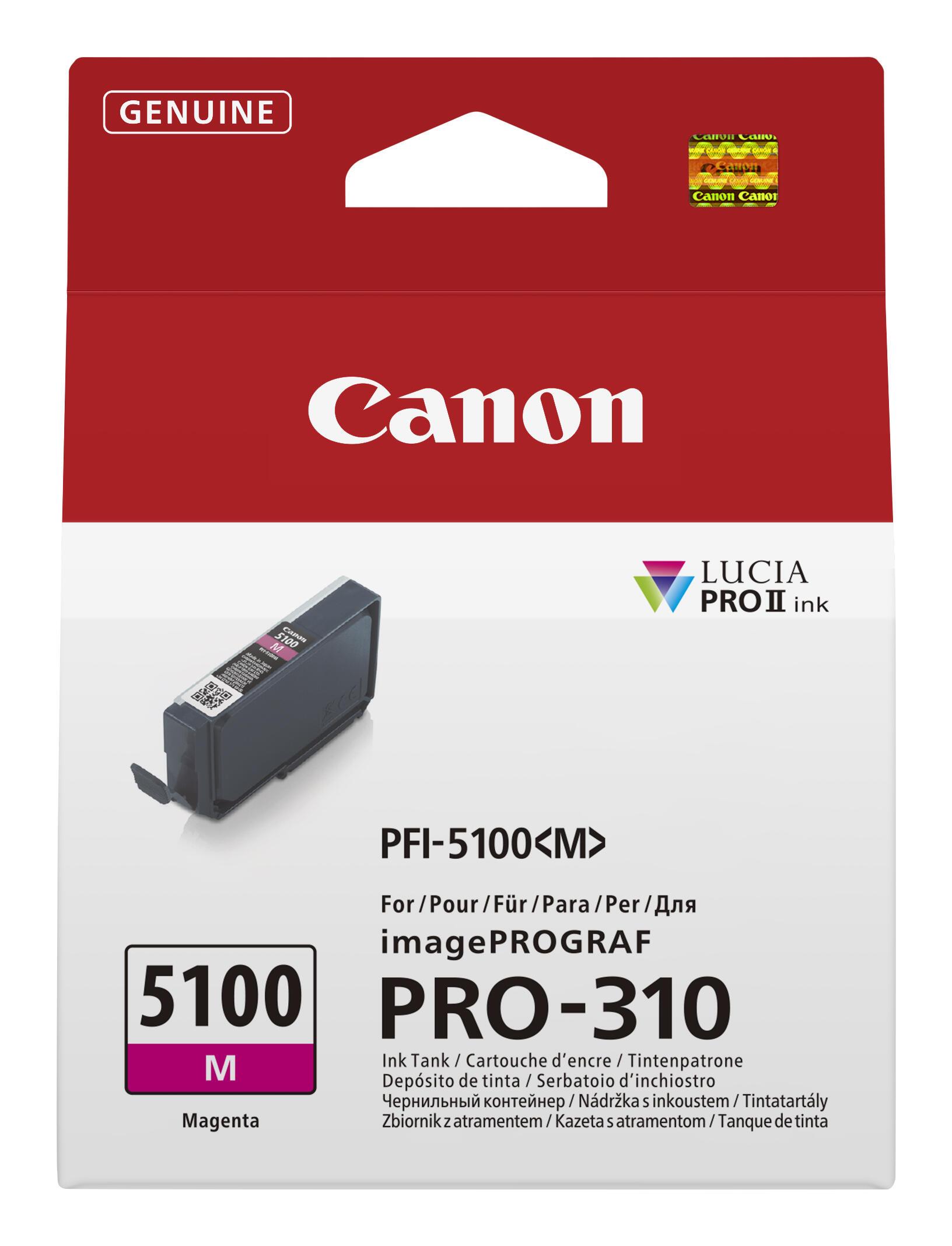 Canon Encre PFI-5100 M / 6954C001 Magenta Standard