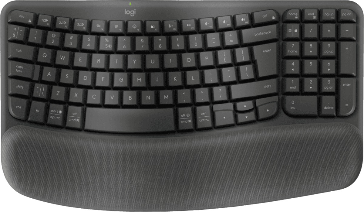 Logitech Teclado Wave Keys / 920-012304 Negro