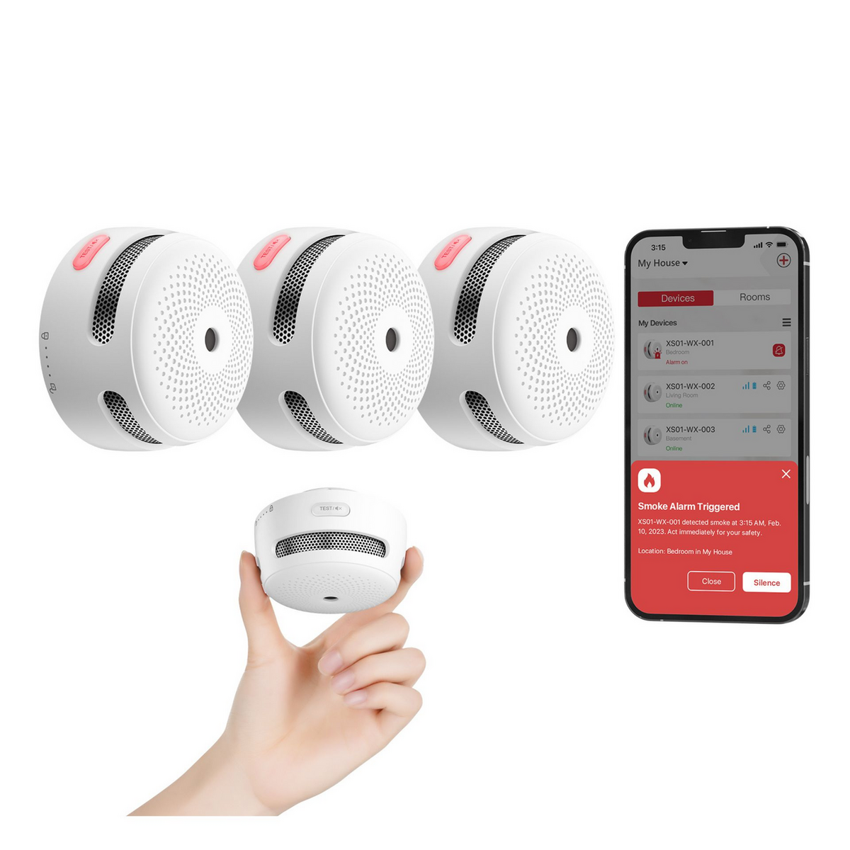 X-Sense Rauchmelder XS01-WX / ZASXS00208WGL White