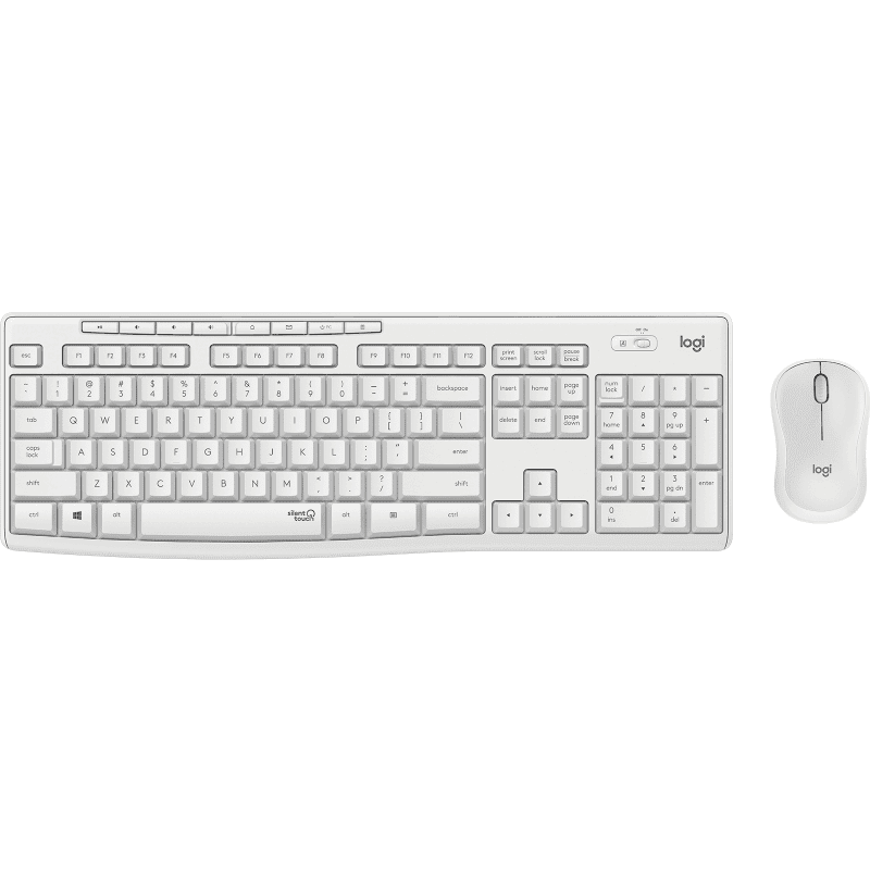 Logitech Tastiera ZMK295W / 920-009819 Bianco