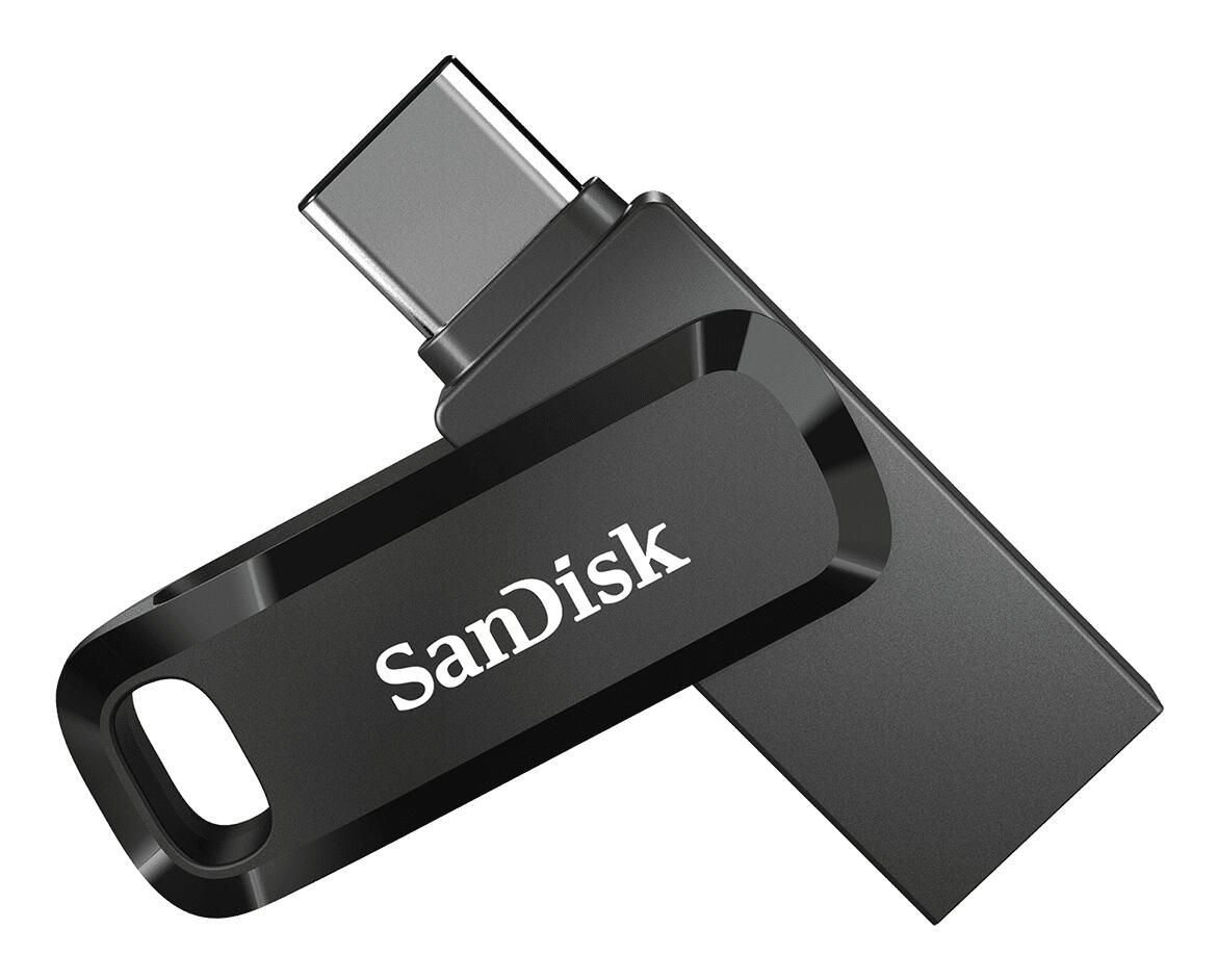 SanDisk Clé USB Ultra Dual Drive Go 64GB / SDDDC3-064G-G46 Noir
