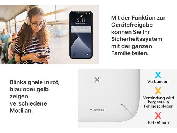 X-Sense Smart-Home-Steuerung SBS50 / ZASXS00104WEU Weiß
