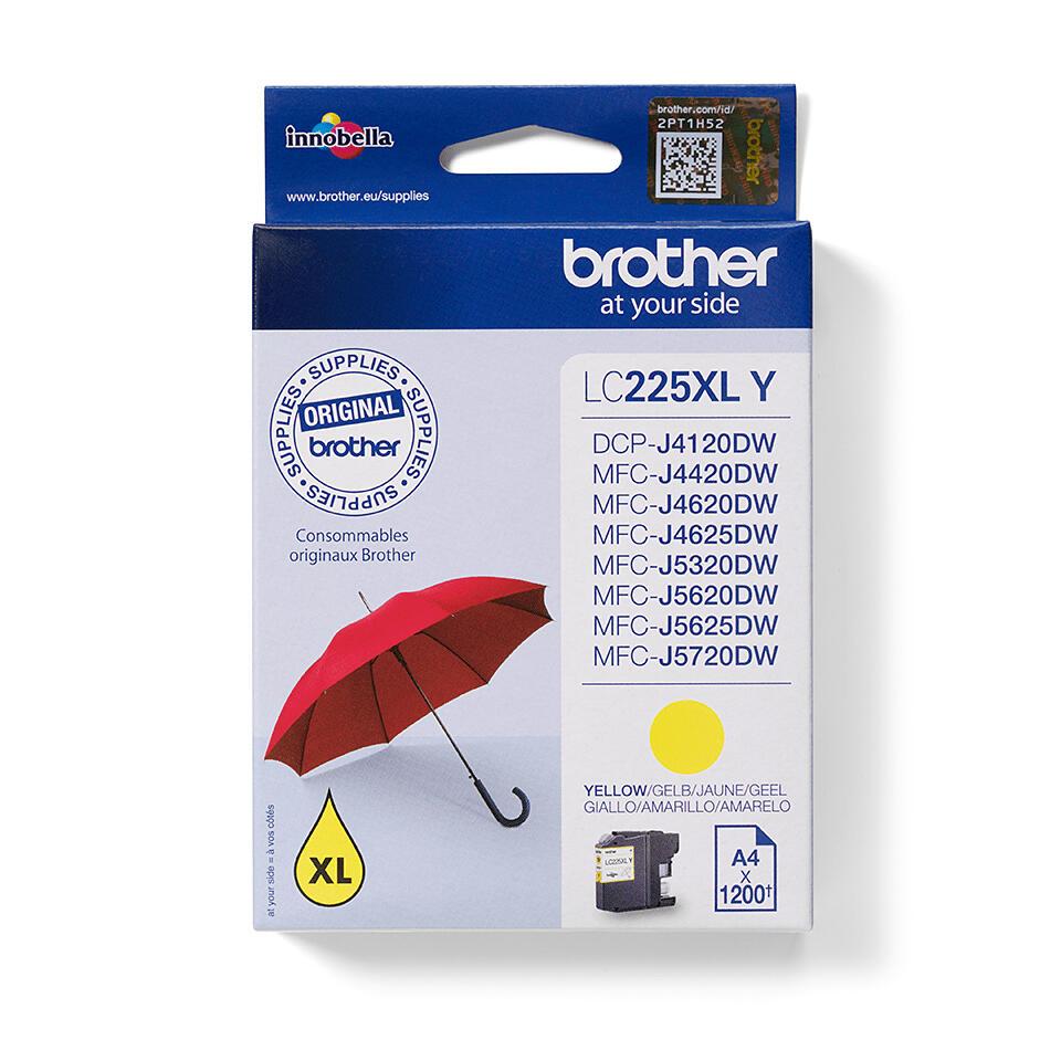 Brother Tinta LC-225XLY / LC225XLY Amarillo Standard