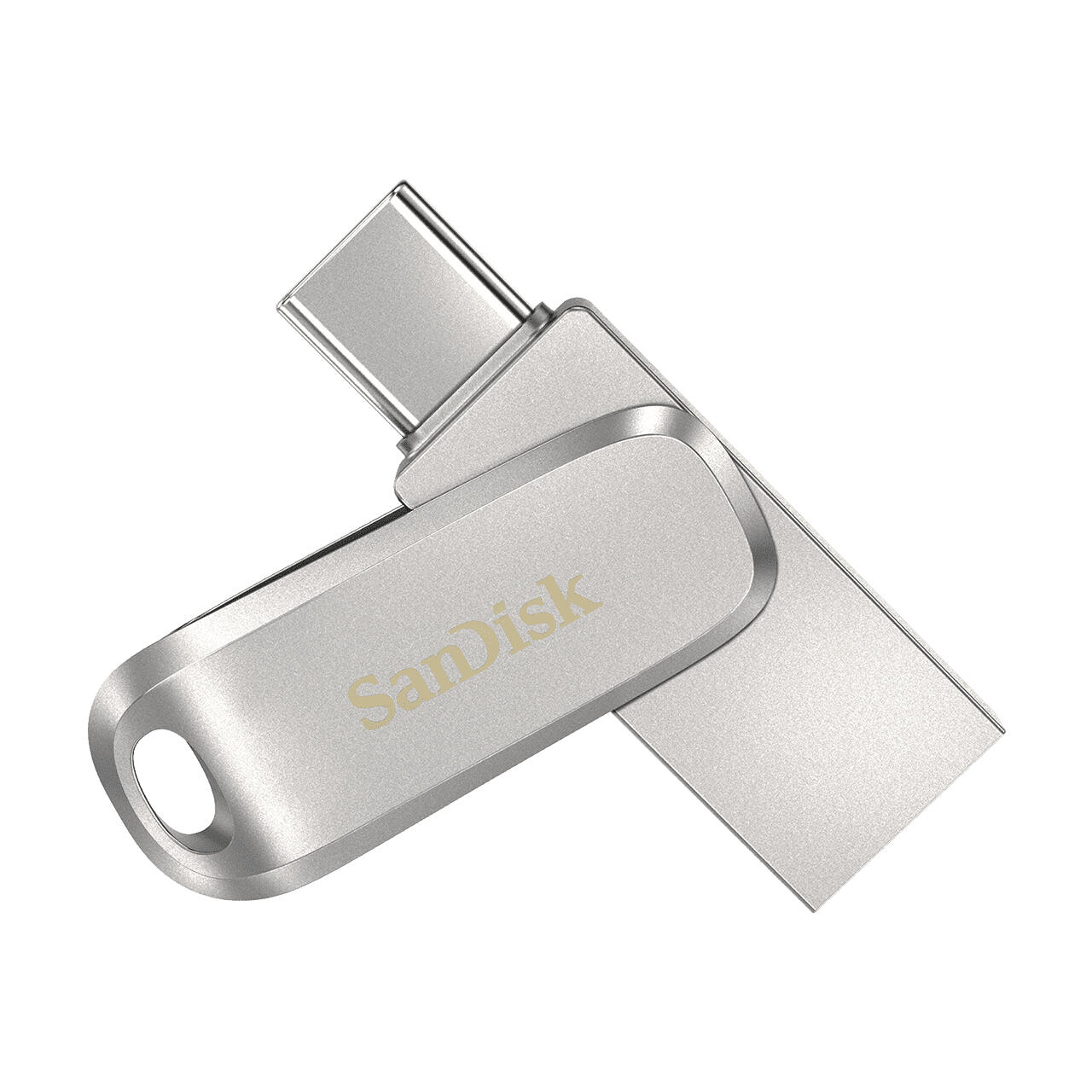 SanDisk Clé USB Ultra Dual Drive Luxe 64GB / SDDDC4-064G-G46 Acier inoxydable