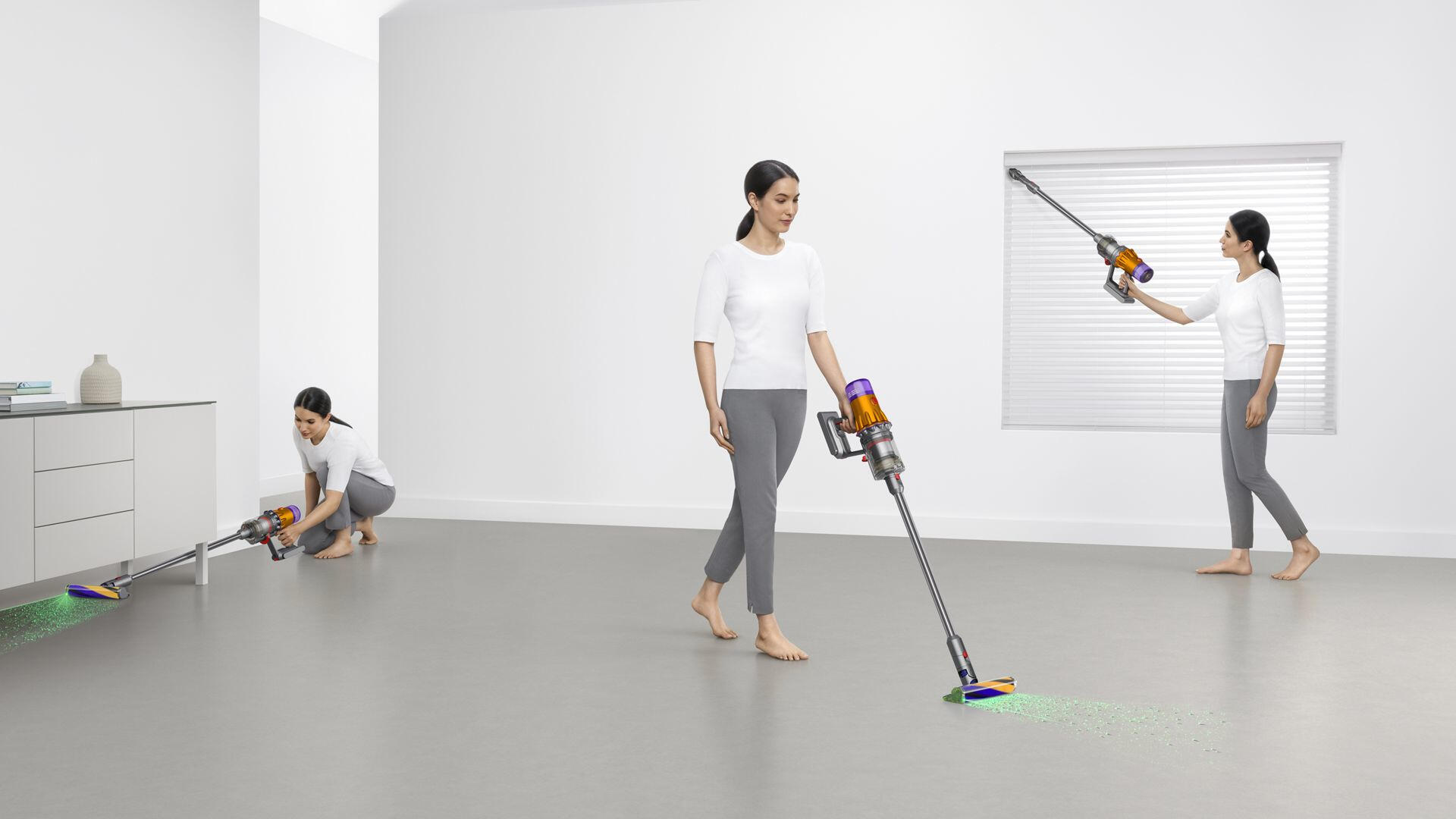 Dyson Aspirateur à main V12 Detect Slim Absolute / 448884-01 Nickel, jaune