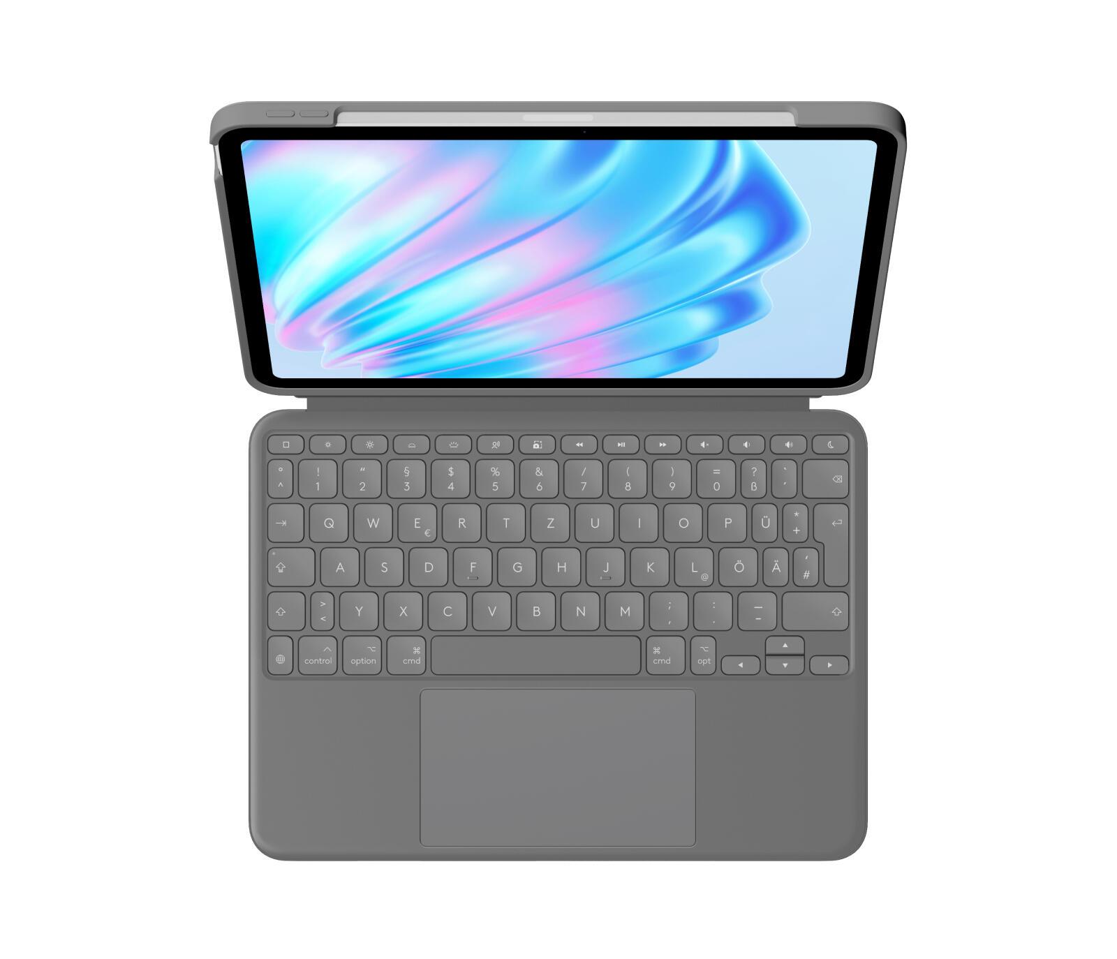 Logitech Cover and keyboard Combo Touch für iPad Air / 920-012629 Grey